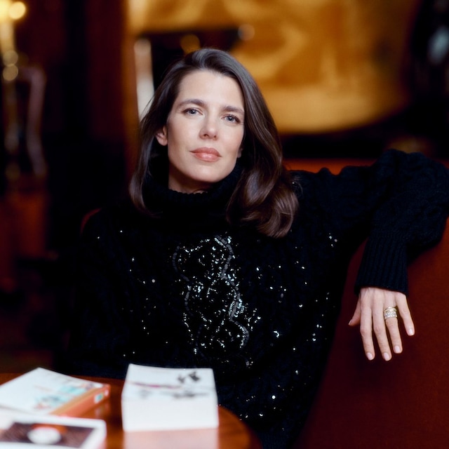 Carlota Casiraghi en un encuentro con Chanel
