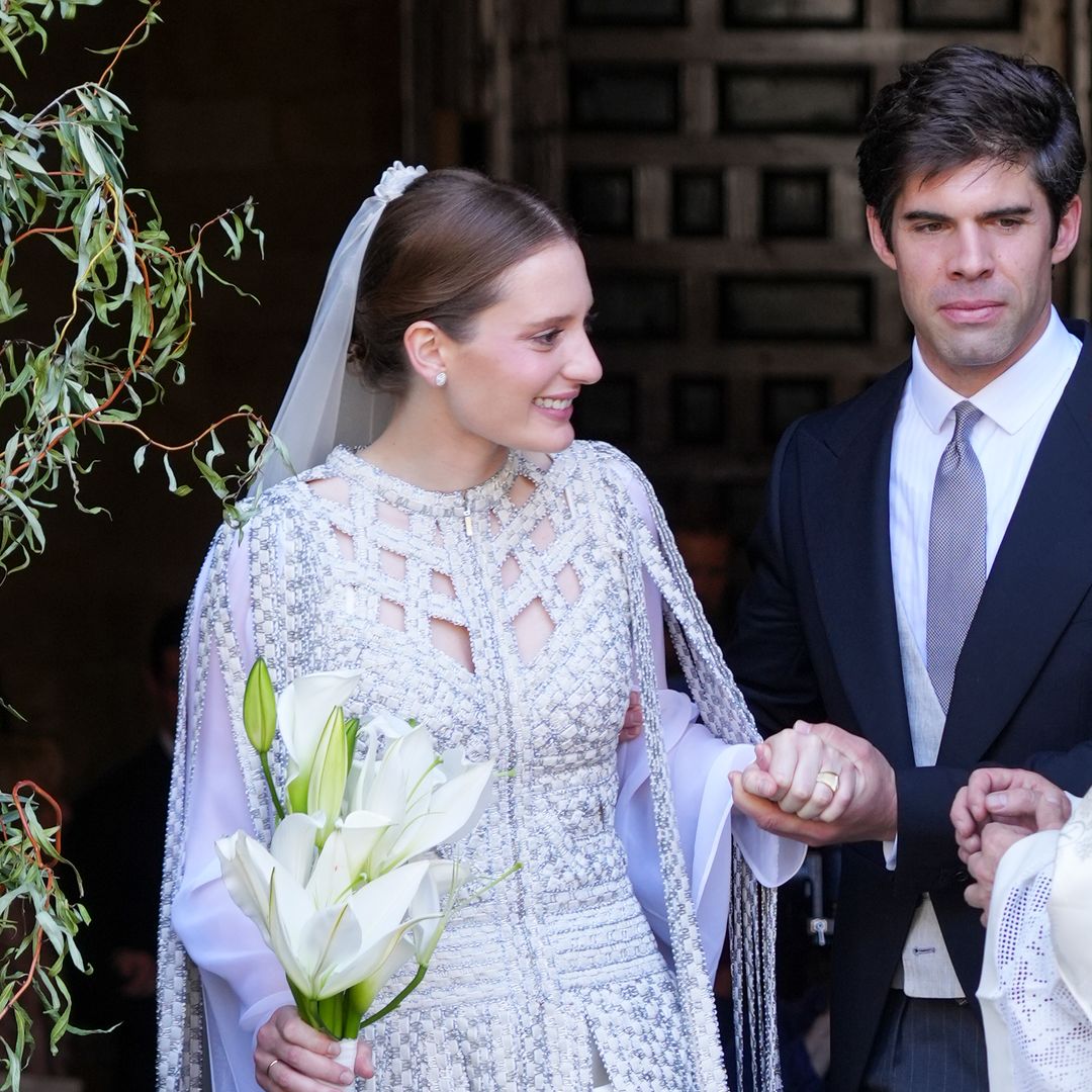 PRIMICIA. El vestido de novia de Micaela Belmont era desmontable: se desvela el segundo look que llevó en su boda con Fernando Palazuelo