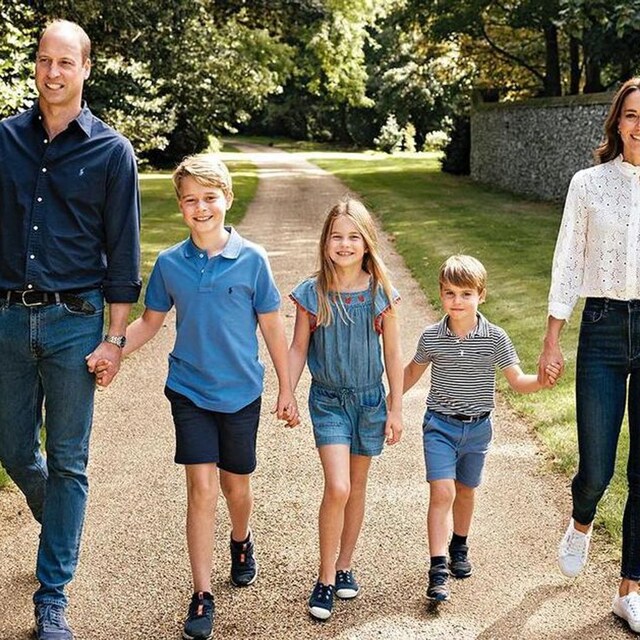 prince and princess of wales christmas card