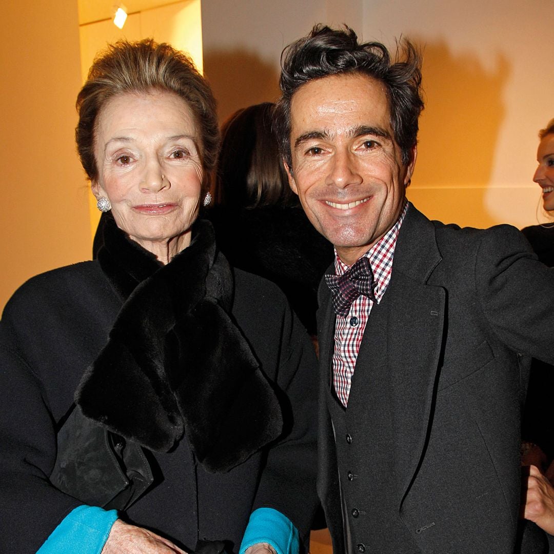 Imagen de archivo de Vincent con la princesa Lee Radziwill. 