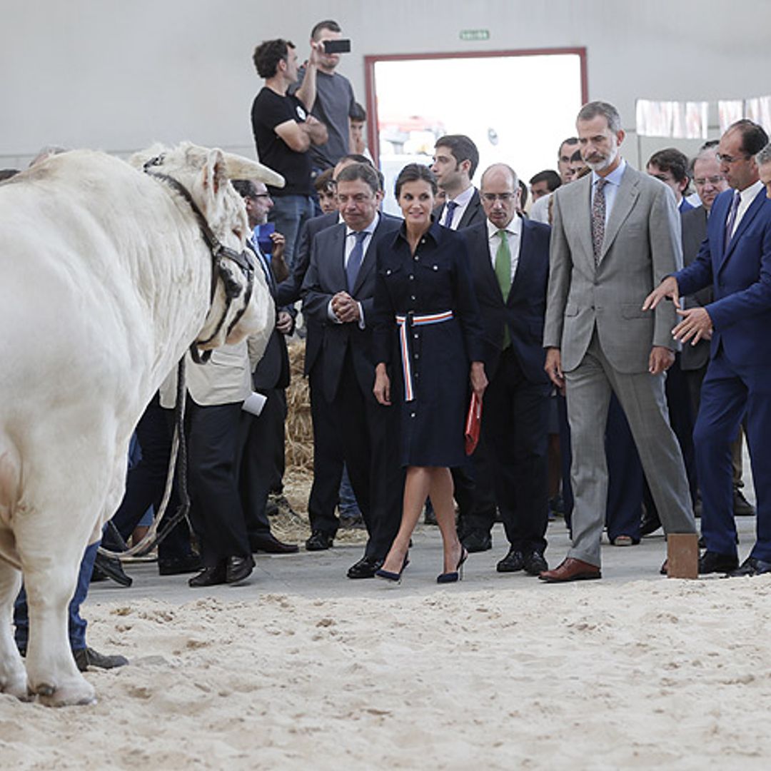 Los Reyes retoman su agenda oficial en la feria agropecuaria de Salamanca