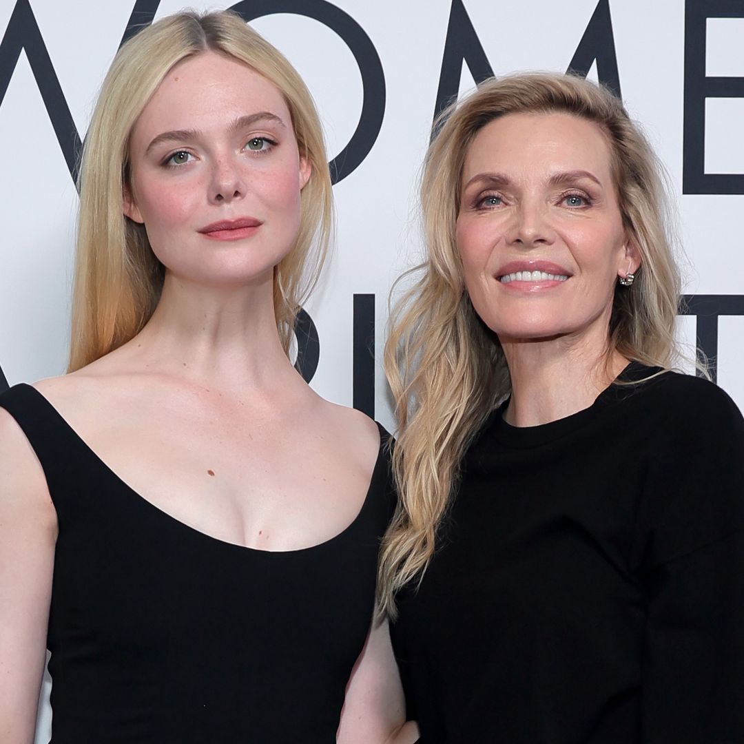 Elle Fanning y Michelle Pfeiffer en THR x Apple TV - Leading The Narrative: Women de Apple TV vestidas de negro
