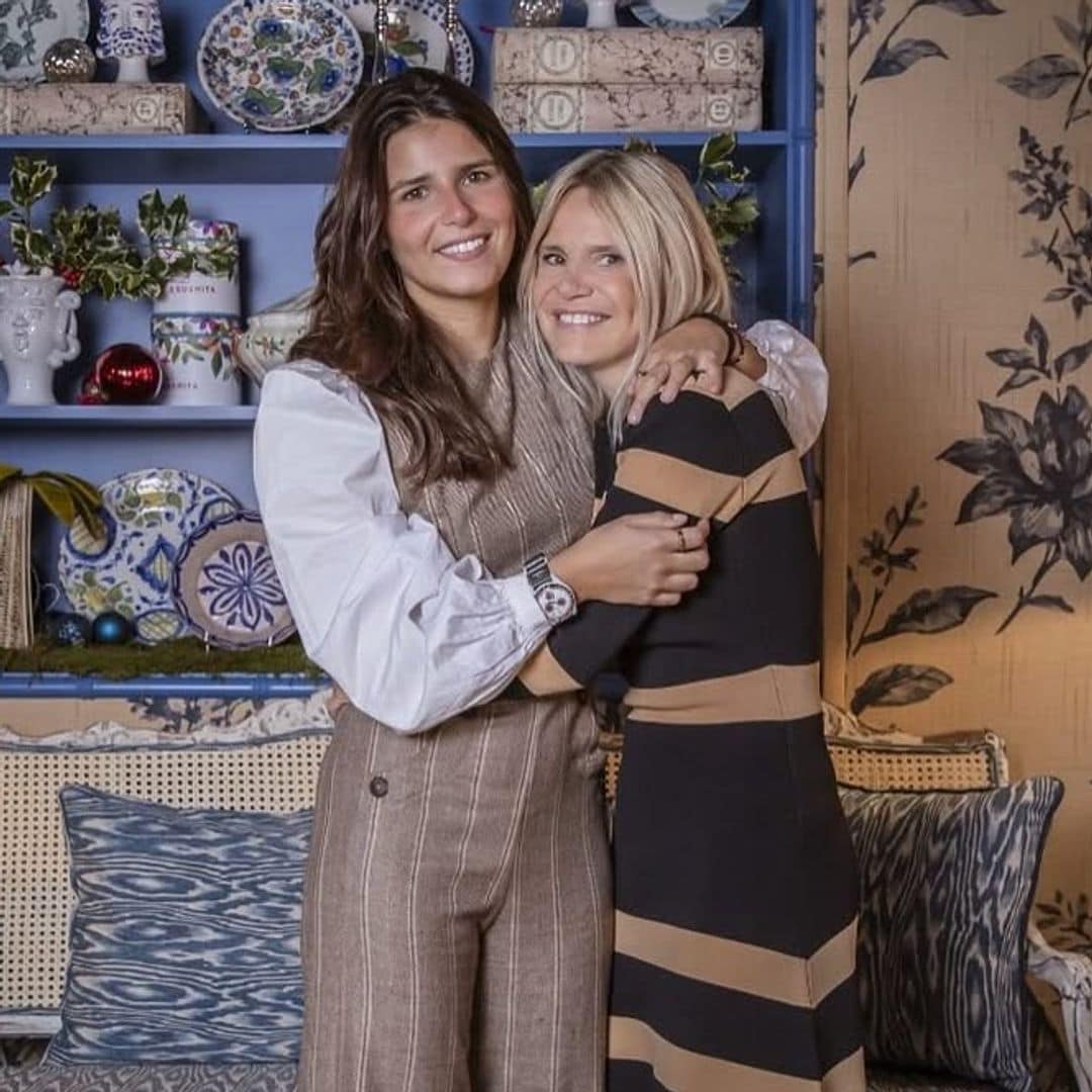 Eugenia Martínez de Irujo celebra su 57 cumpleaños con look bicolor de firma española (que otra invitada también eligió)