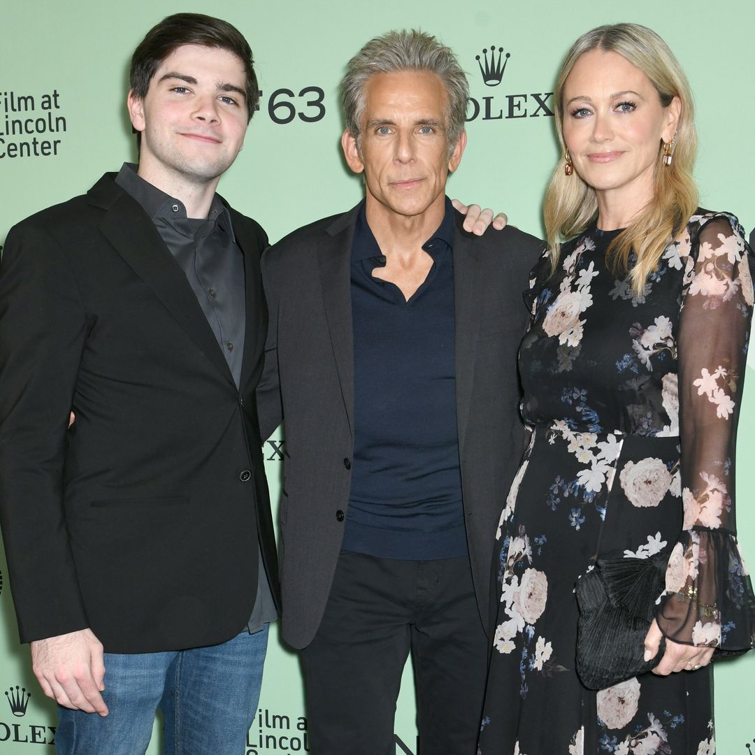 Ben Stiller con su mujer, Christine Taylor, y su hijo Quinlin Dempsey en el estreno del documental este domingo, 5 de octubre, en Nueva York