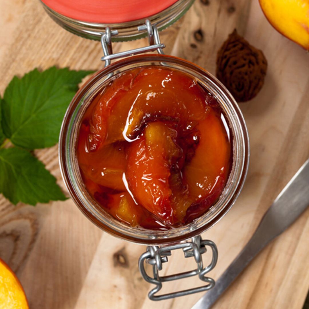 Compota de melocotón