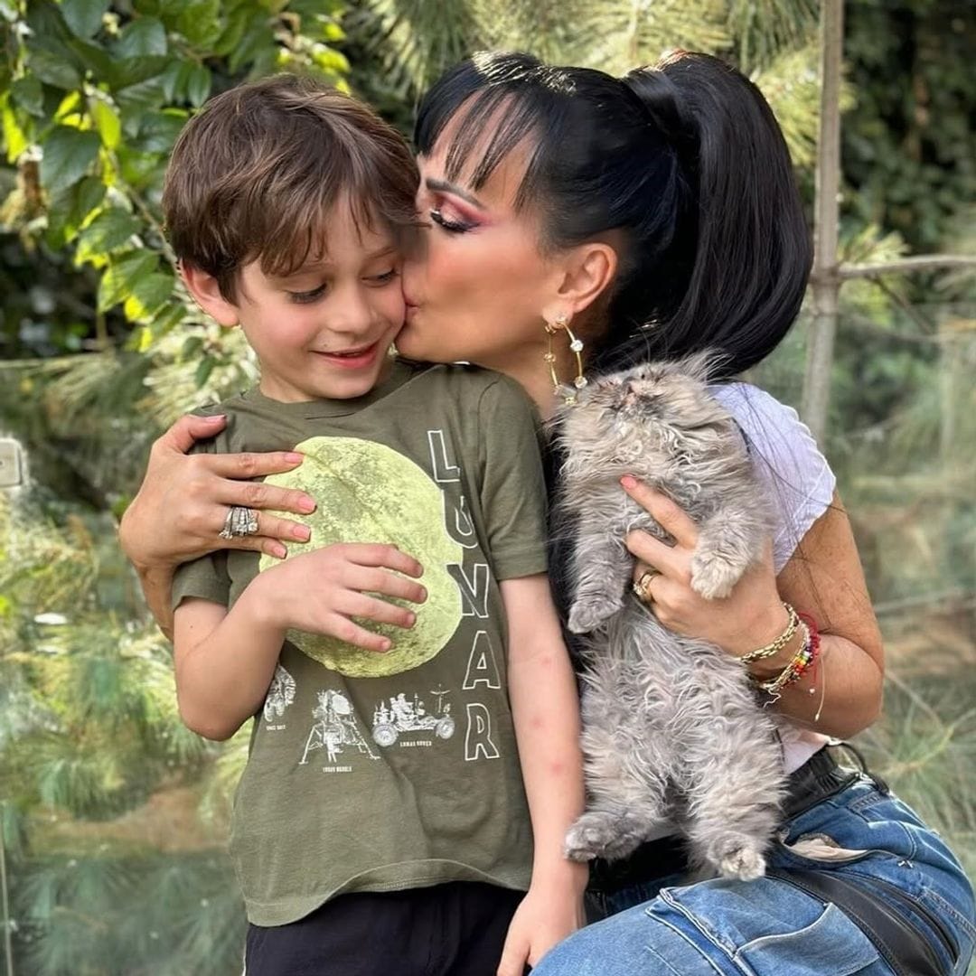 Maribel Guardia confirma que su nieto está con ella