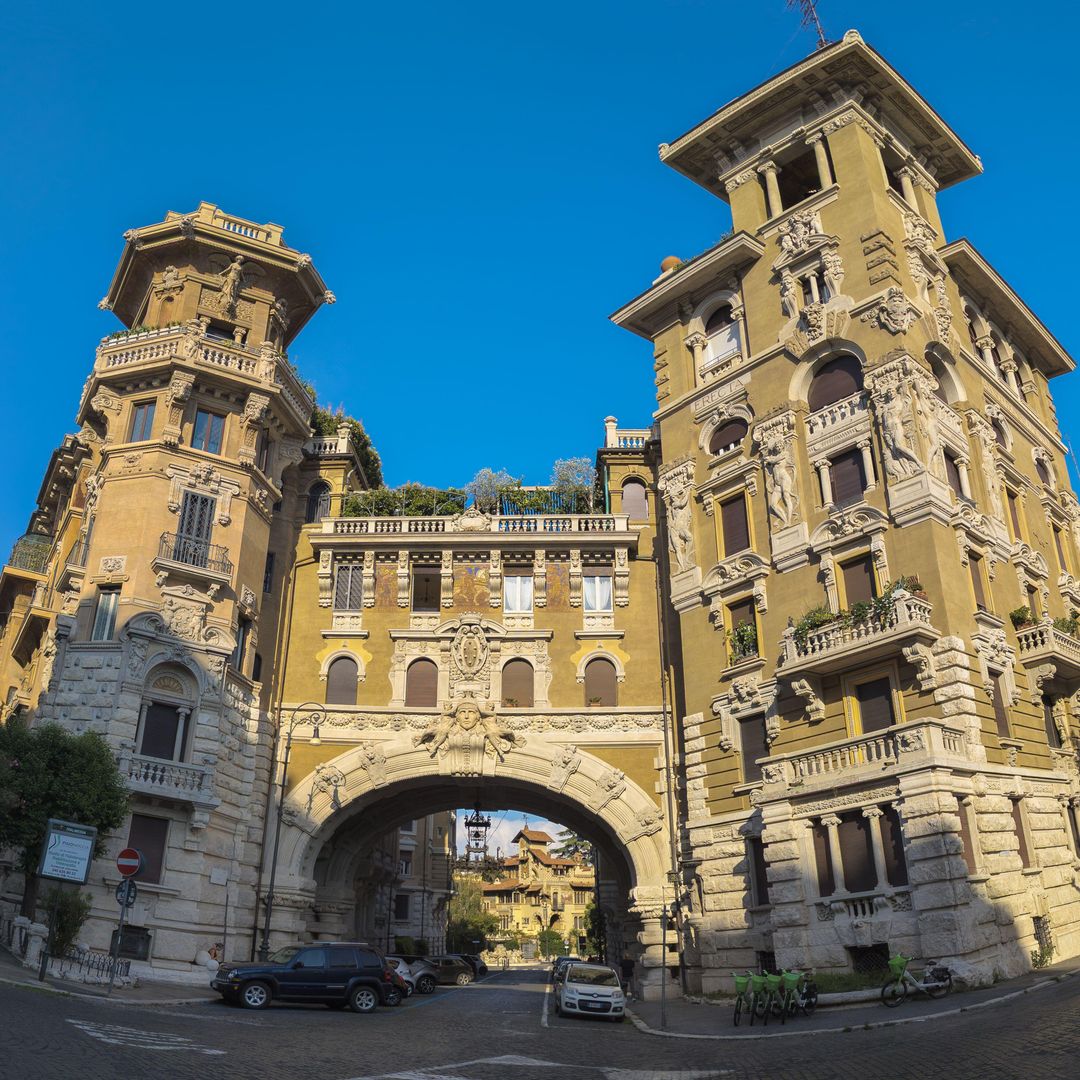 Palacio de Ambassadors, Barrio de Quartiere Coppede, Roma