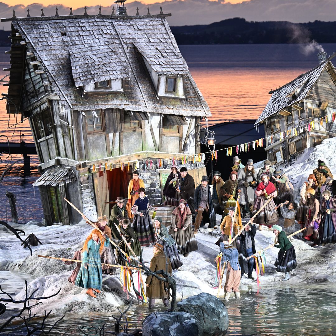 "Der Freischütz", ópera de Carl Maria von Weber, festival Bregenz, Austria, lago Constanza