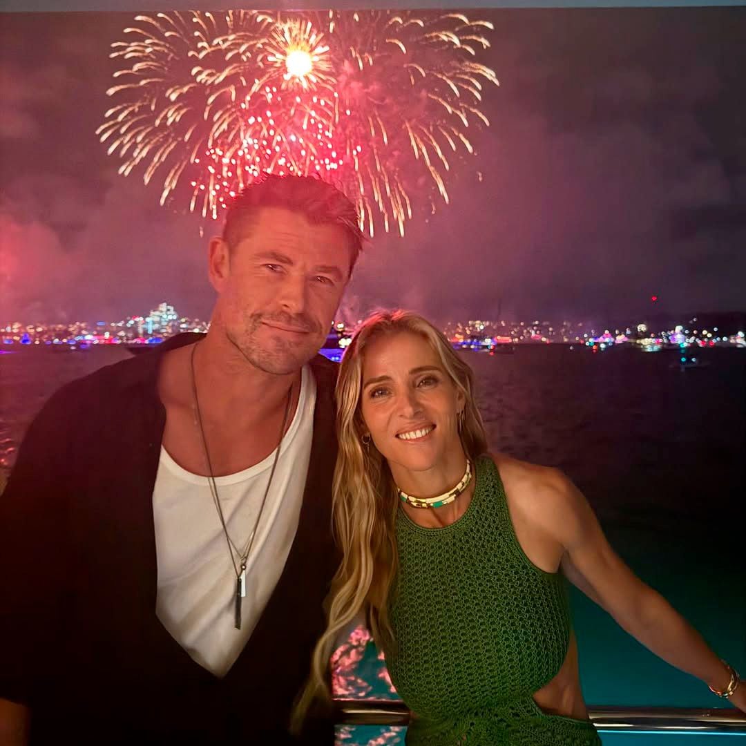 Baile y fuegos artificiales en Sídney: así han dado Elsa Pataky y Chris Hemsworth la bienvenida al 2026