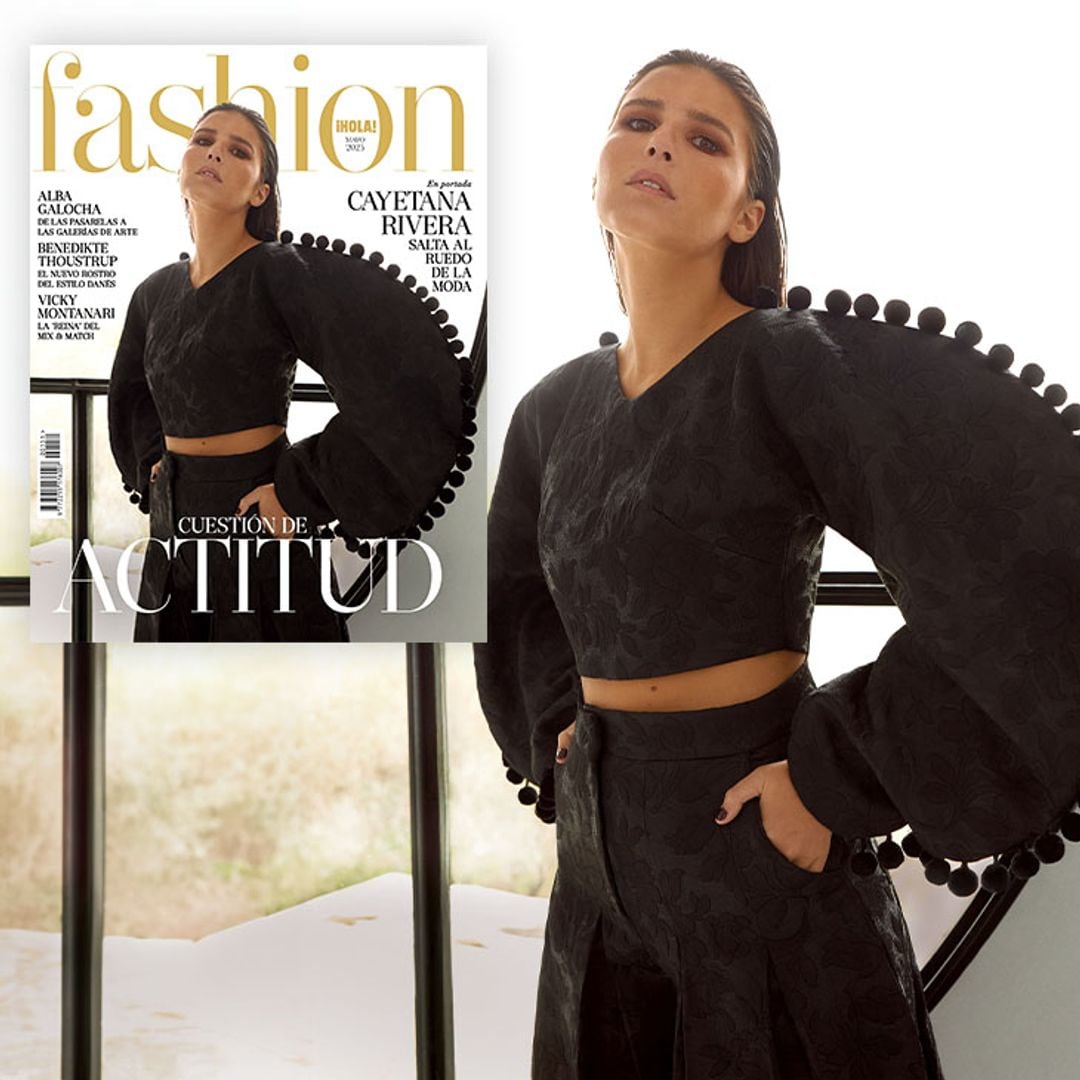 Cayetana Rivera debuta con su primera portada como diseñadora en FASHION mayo