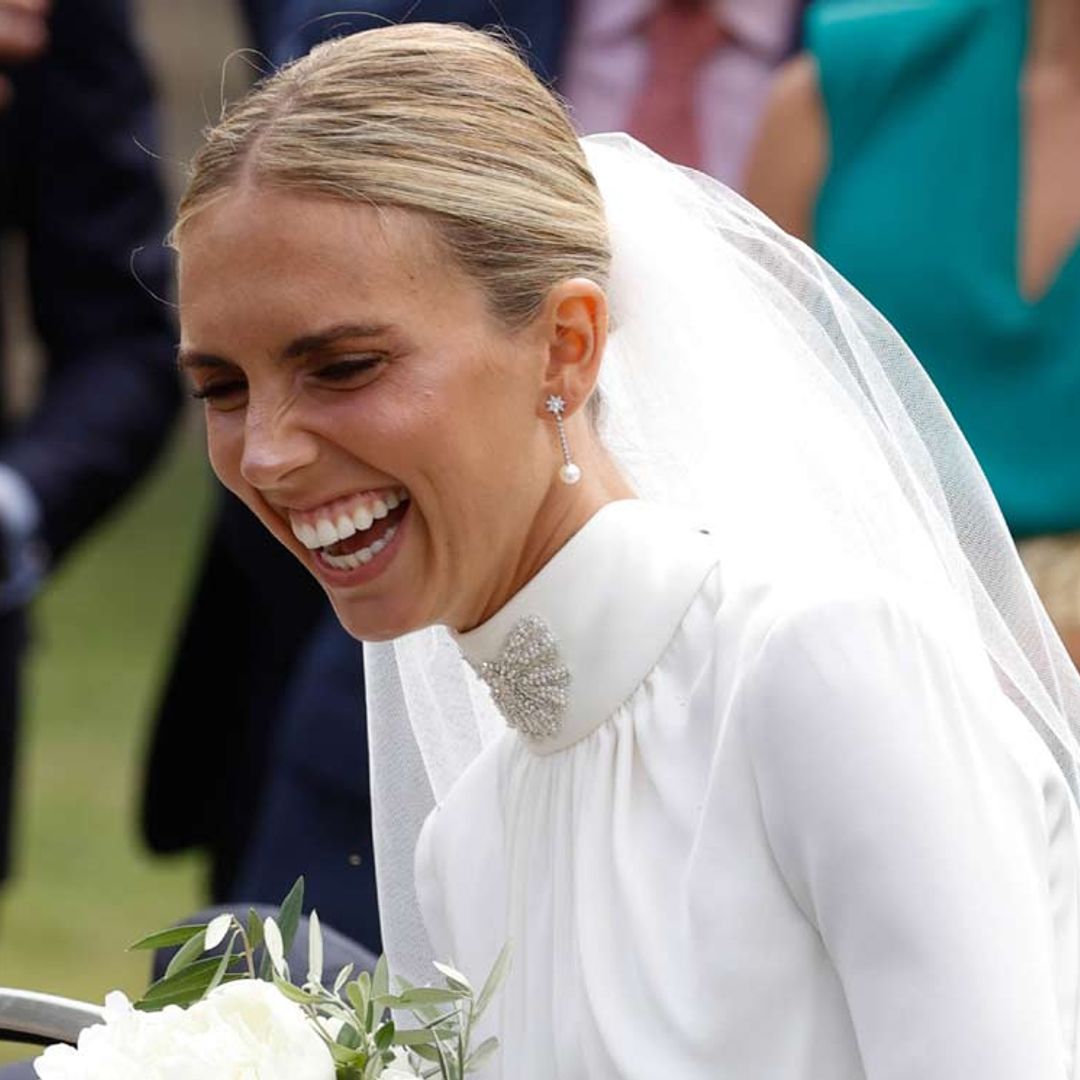Lucía Bárcena y su segundo look de novia al más puro estilo Meghan Markle
