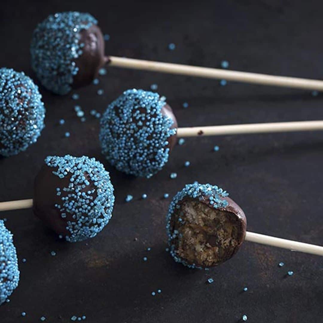 Cake pops de chocolate