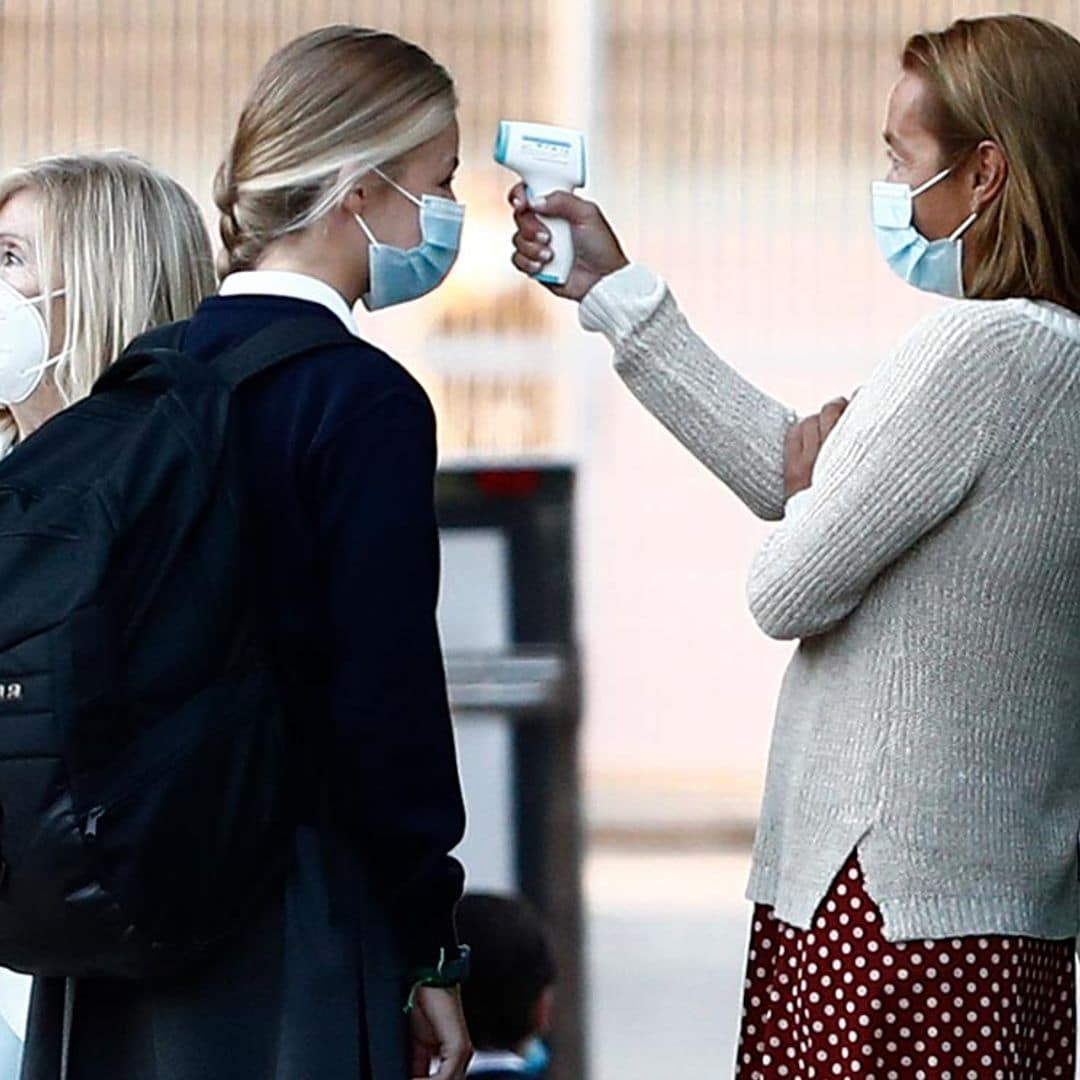 La princesa Leonor estrena mochila y complementos en su vuelta al colegio