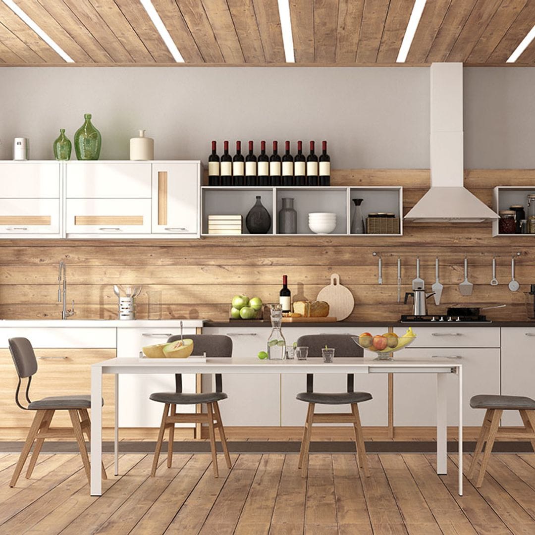 Madera, un material protagonista en tu cocina