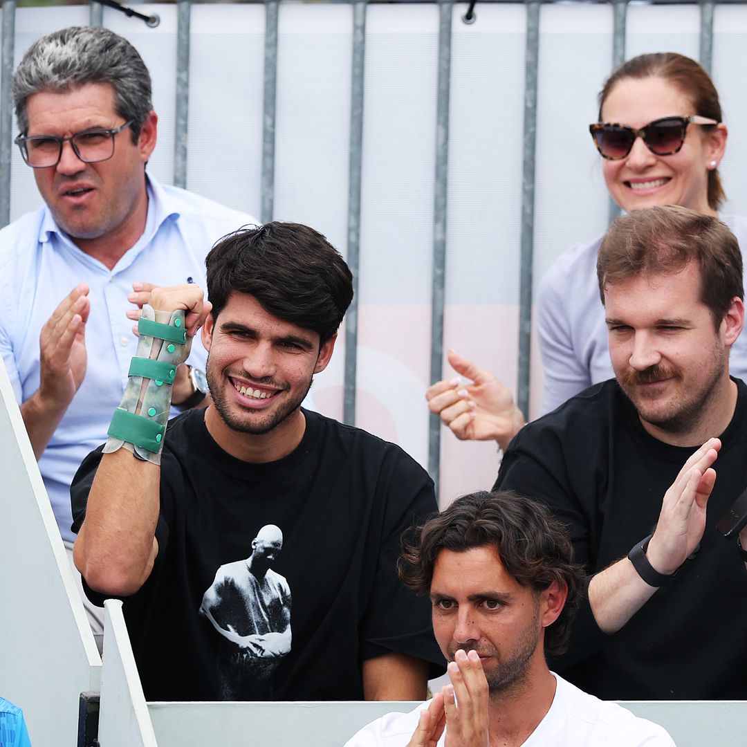 Jaime, el hermano pequeño de Carlos Alcaraz, debuta en el Mutua Madrid Open con el tenista como su mayor fan