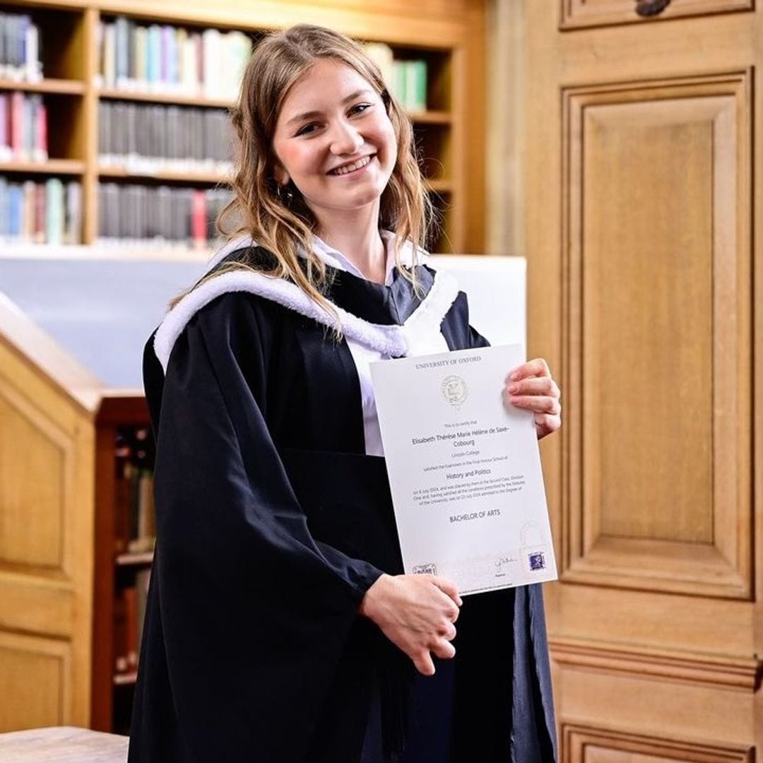 Las imágenes de Elisabeth de los belgas en su graduación que han recordado mucho a Kate Middleton