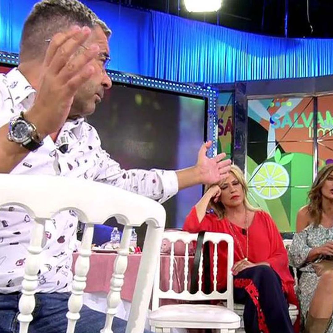 Jorge Javier Vázquez y Gema López, protagonistas de una gran pelea por Chelo García Cortés