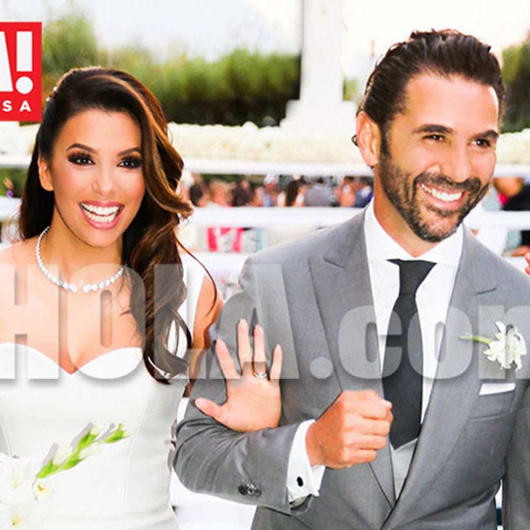 Eva Longoria comparte la foto de su boda de HOLA! USA: 'El día más feliz de mi vida'