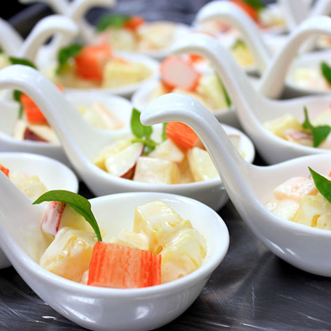 Cóctel de patata y cangrejo