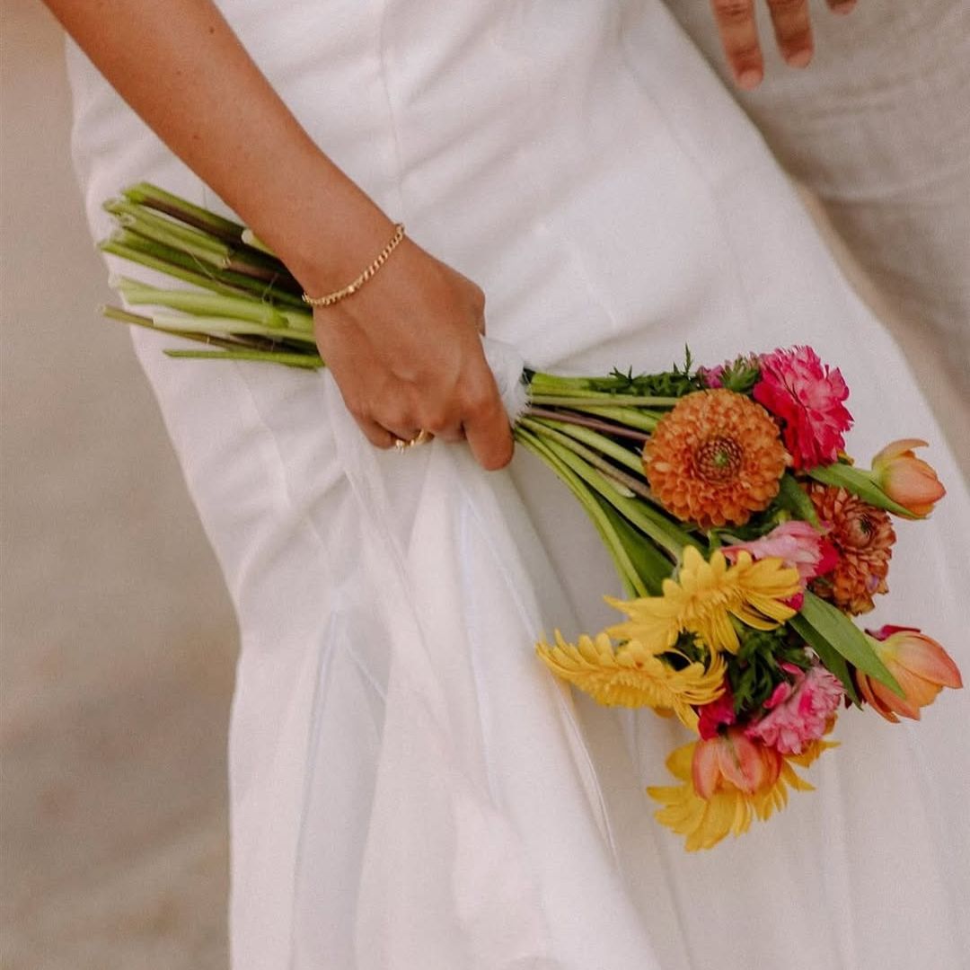 Ramo de novia de colores