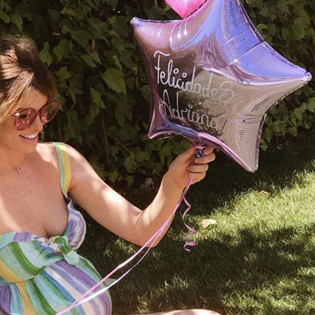 Adriana Abenia celebra su último cumpleaños antes de convertirse en mamá