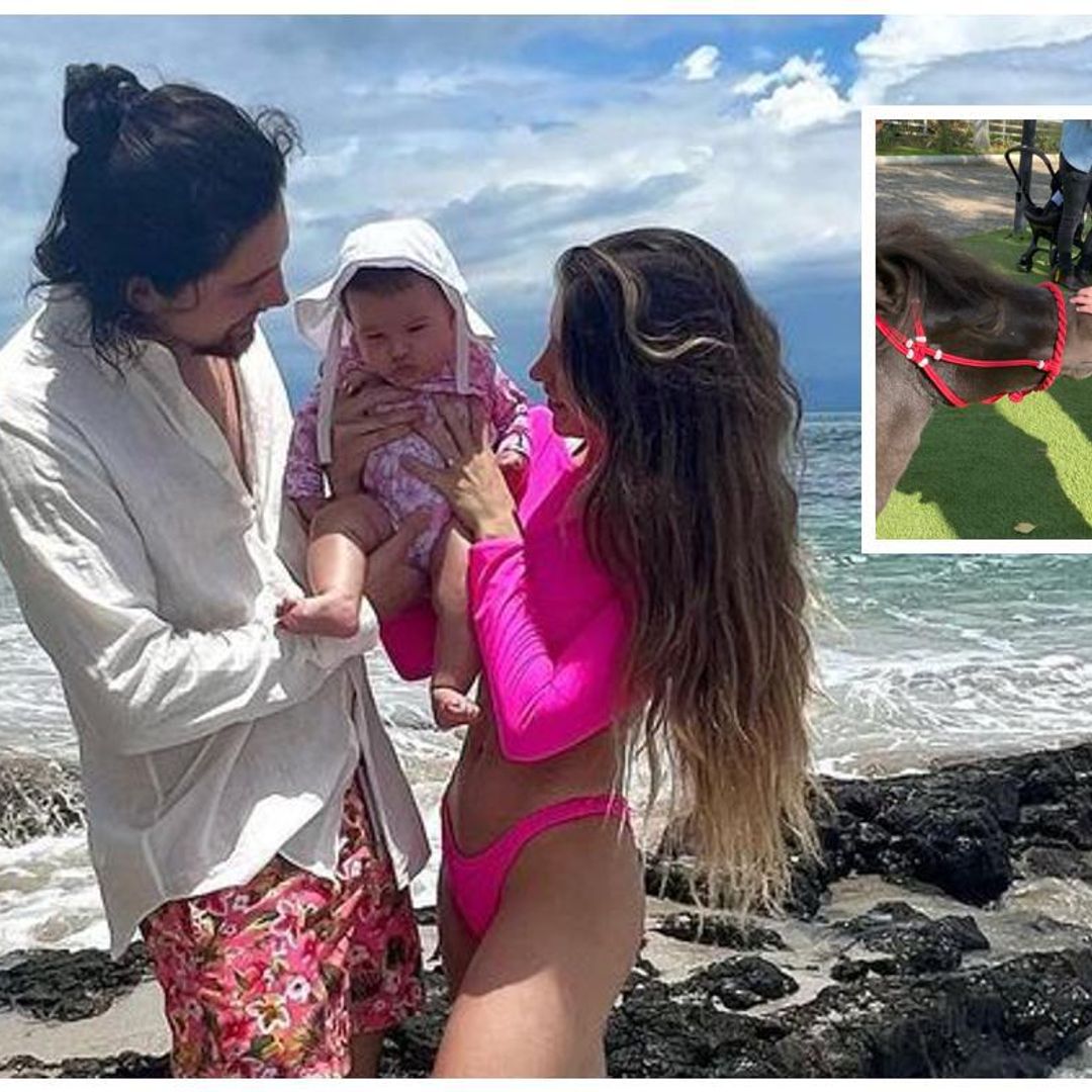 Álex Fernández sorprende a su hija Mía con un tierno poni