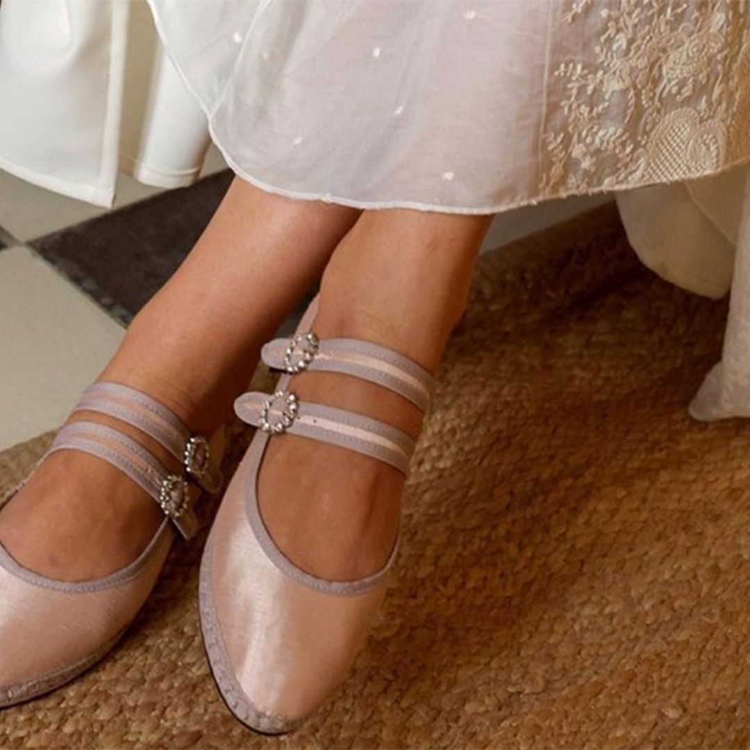 Con estos zapatos planos de novia, no echarás de menos un tacón en tu boda