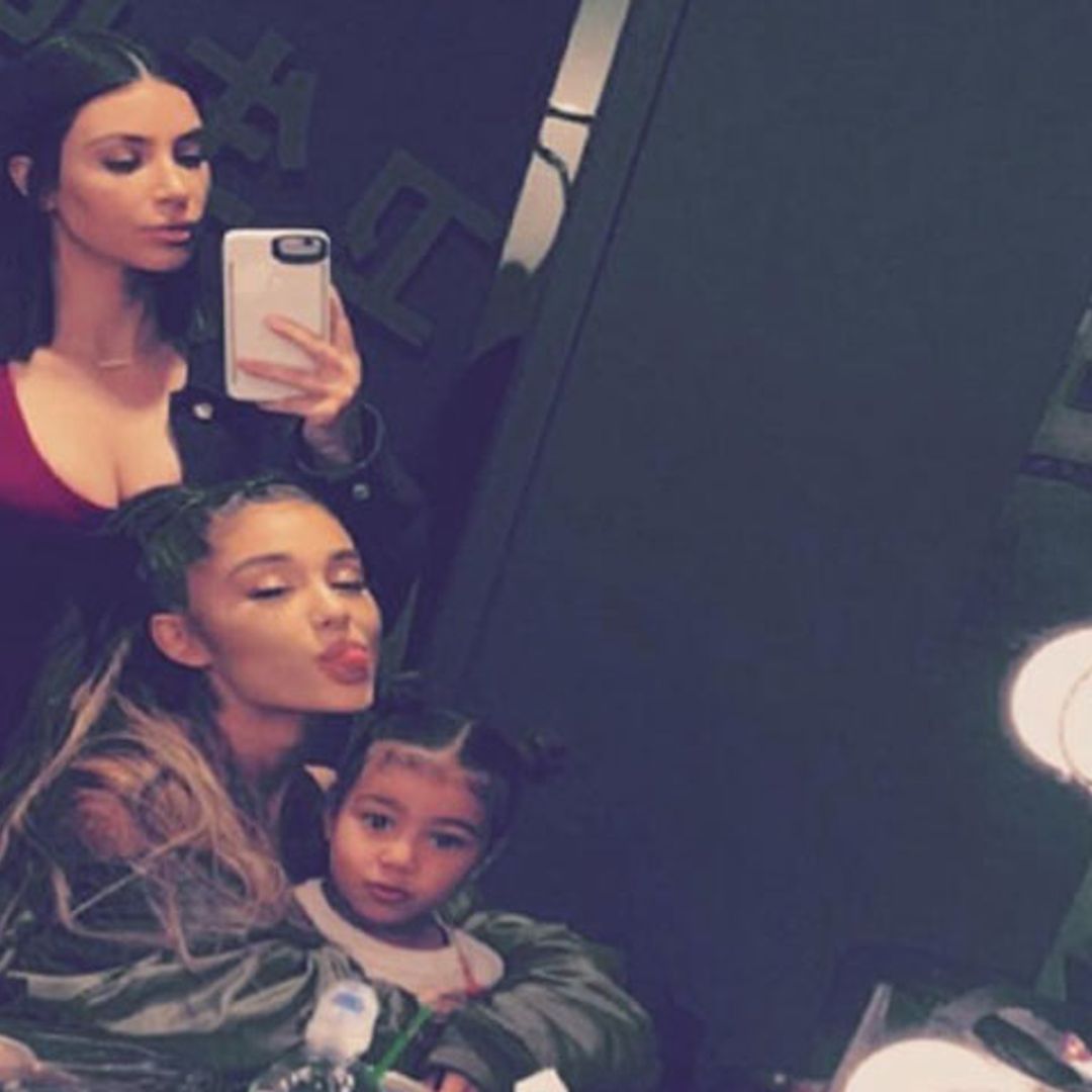 Kim Kardashian y su hija North, fans de Ariana Grande