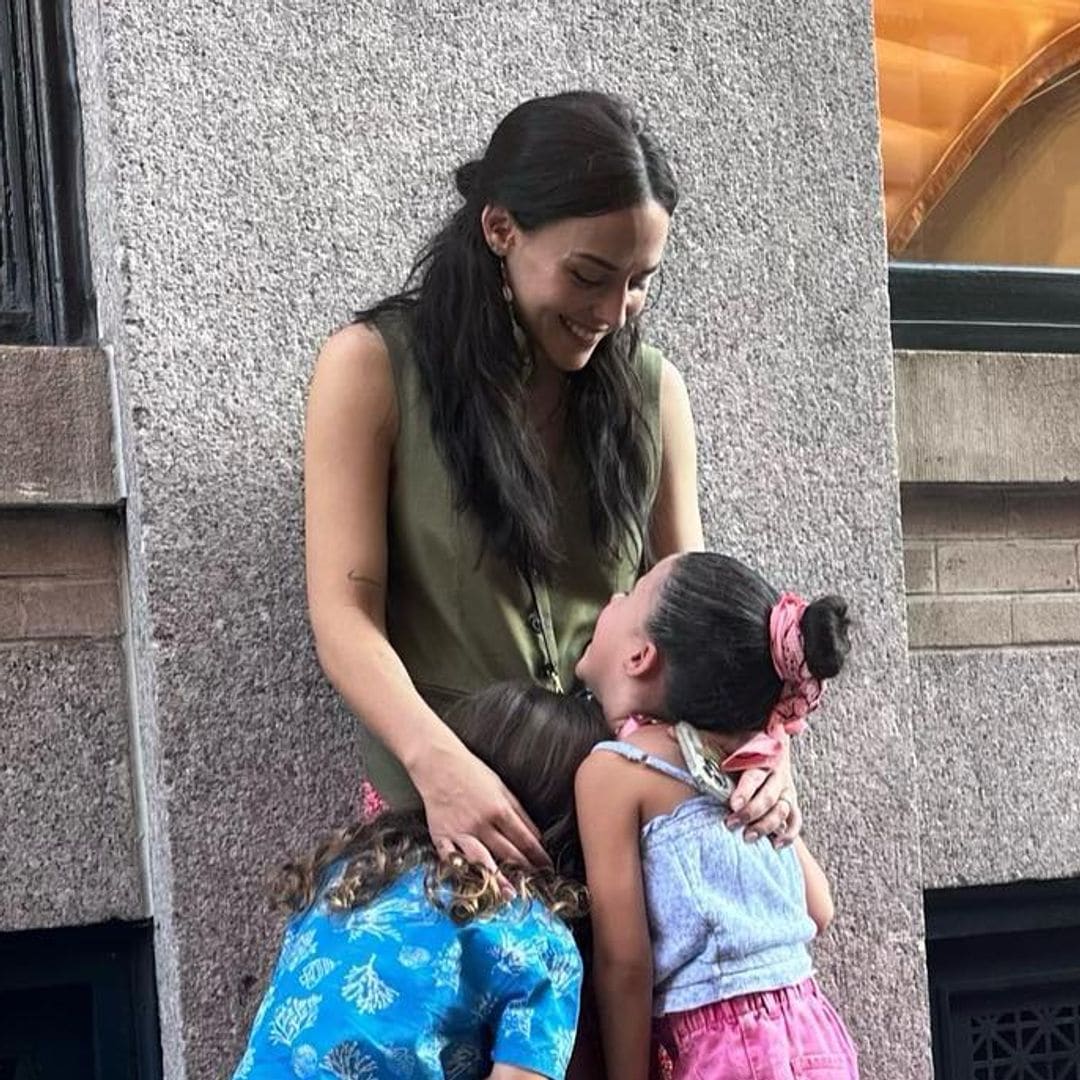 Zuria Vega comparte que sus hijos ya saben que ella y Alberto Guerra son famosos