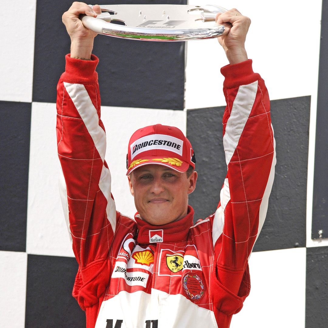 Michael Schumacher, durante la carrera de Hungría, en 2005