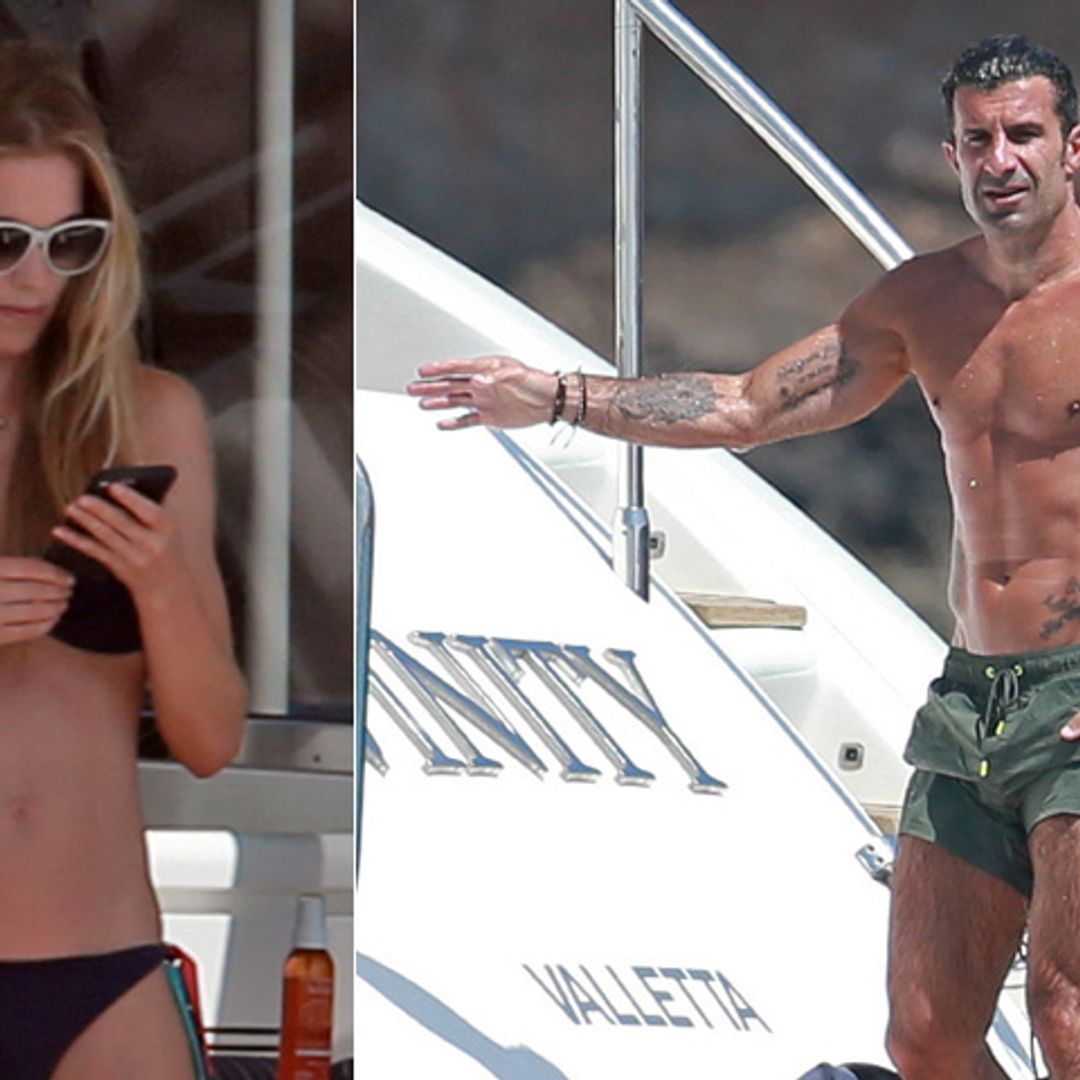 Luis Figo y Helene Svedin, un matrimonio 'cañón' bajo el sol de Ibiza