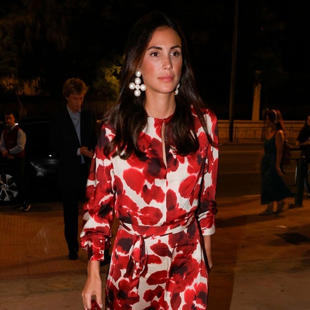 Sassa de Osma en la preboda de la princesa Teodora de Grecia