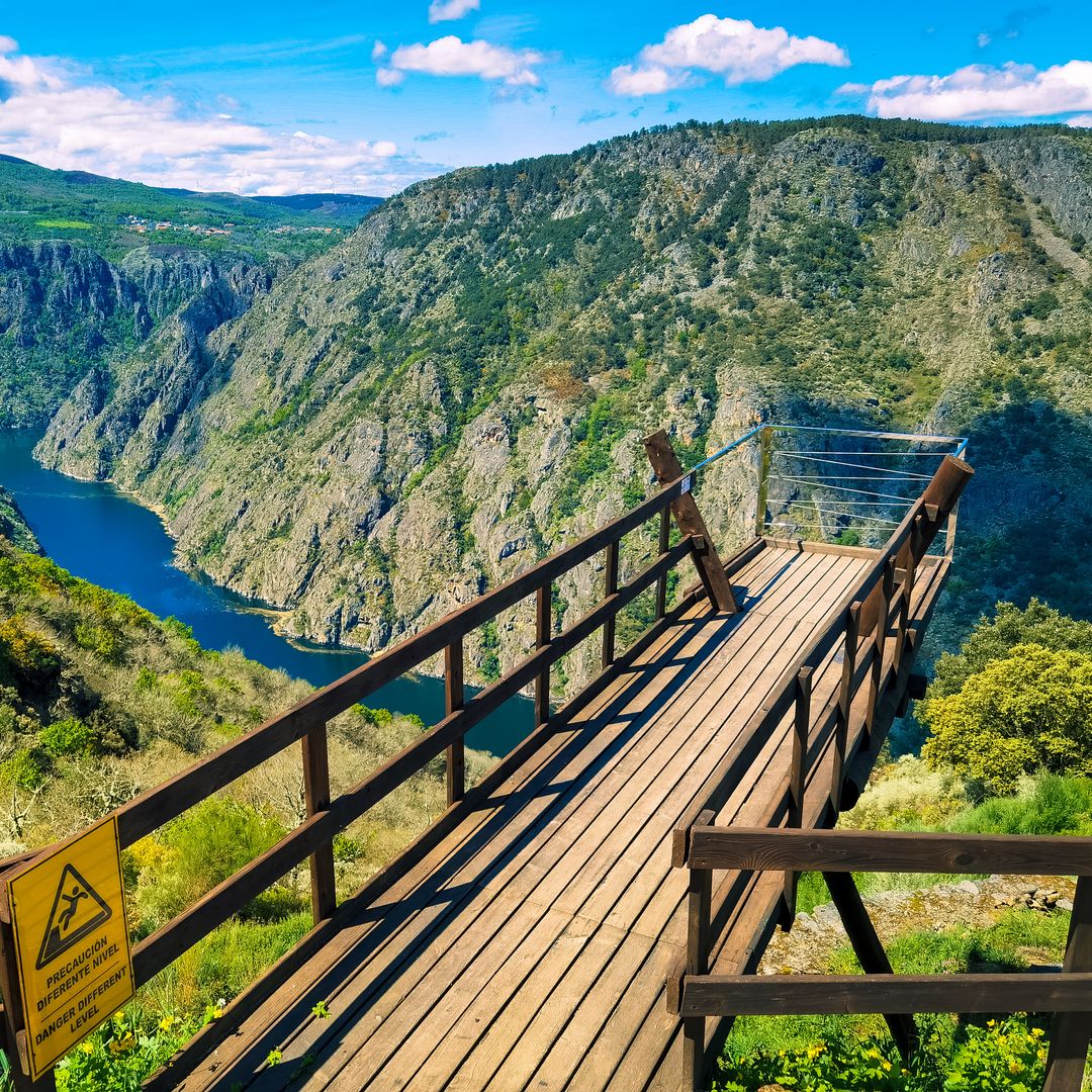 Cañones del río Sil en la Ribeira ourensana, Galicia