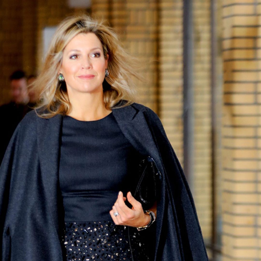 El vestido gris que no esperábamos ver en el vestidor de Máxima