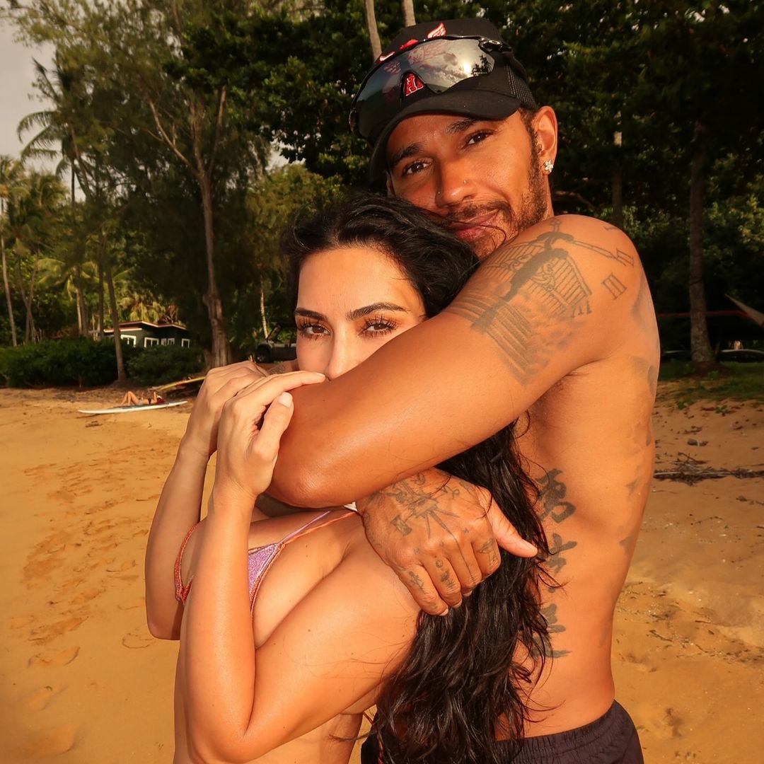 Kim Kardashian y Lewis Hamilton comparten las fotos de su verano de amor en Hawái