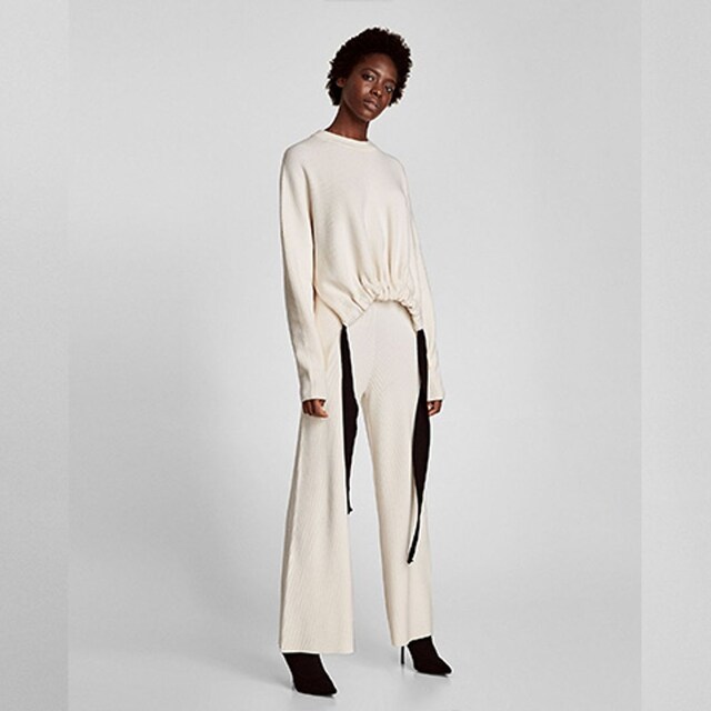 zara pantalones anchos