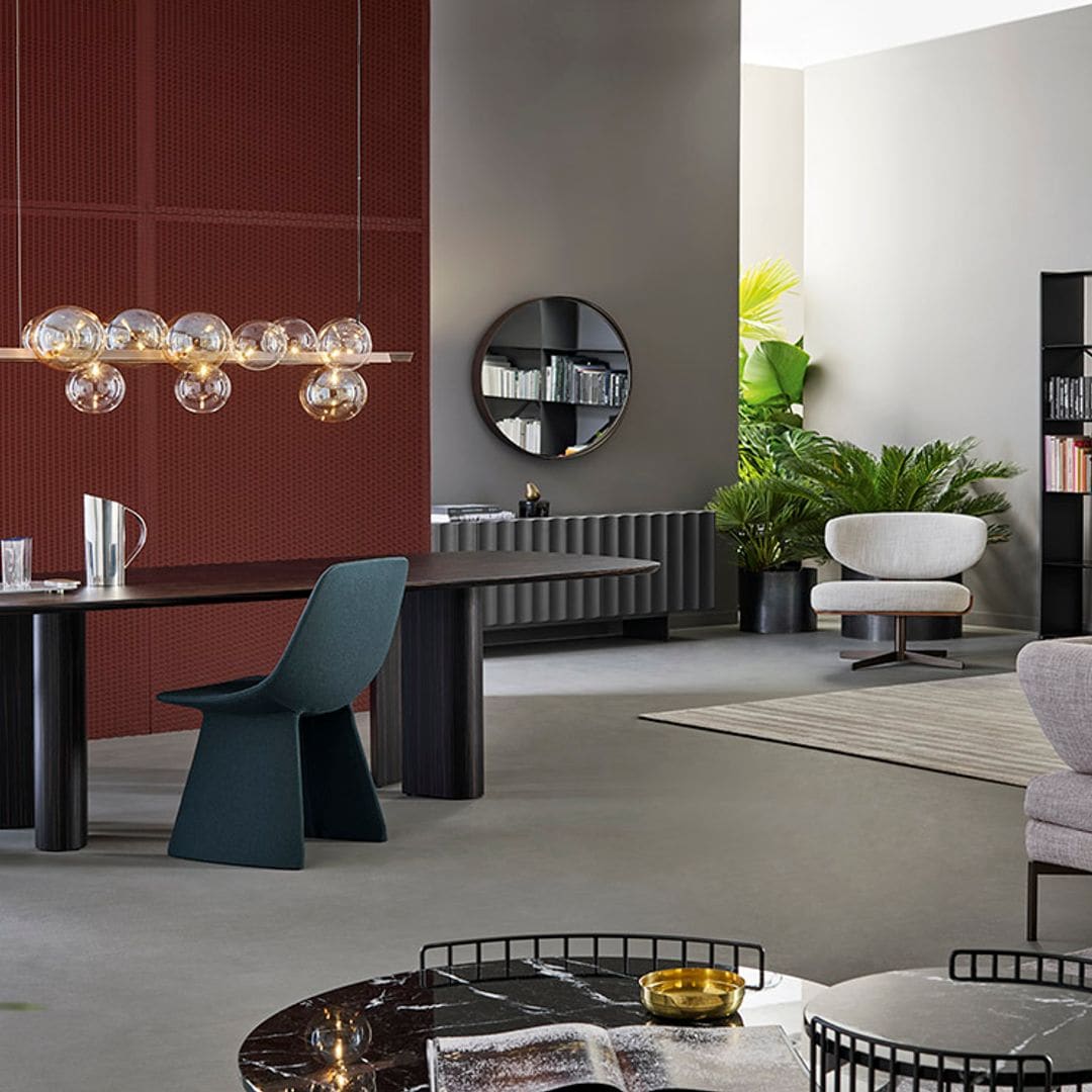 Rectangular, redonda… Así debe ser la lámpara según la forma de la mesa de comedor