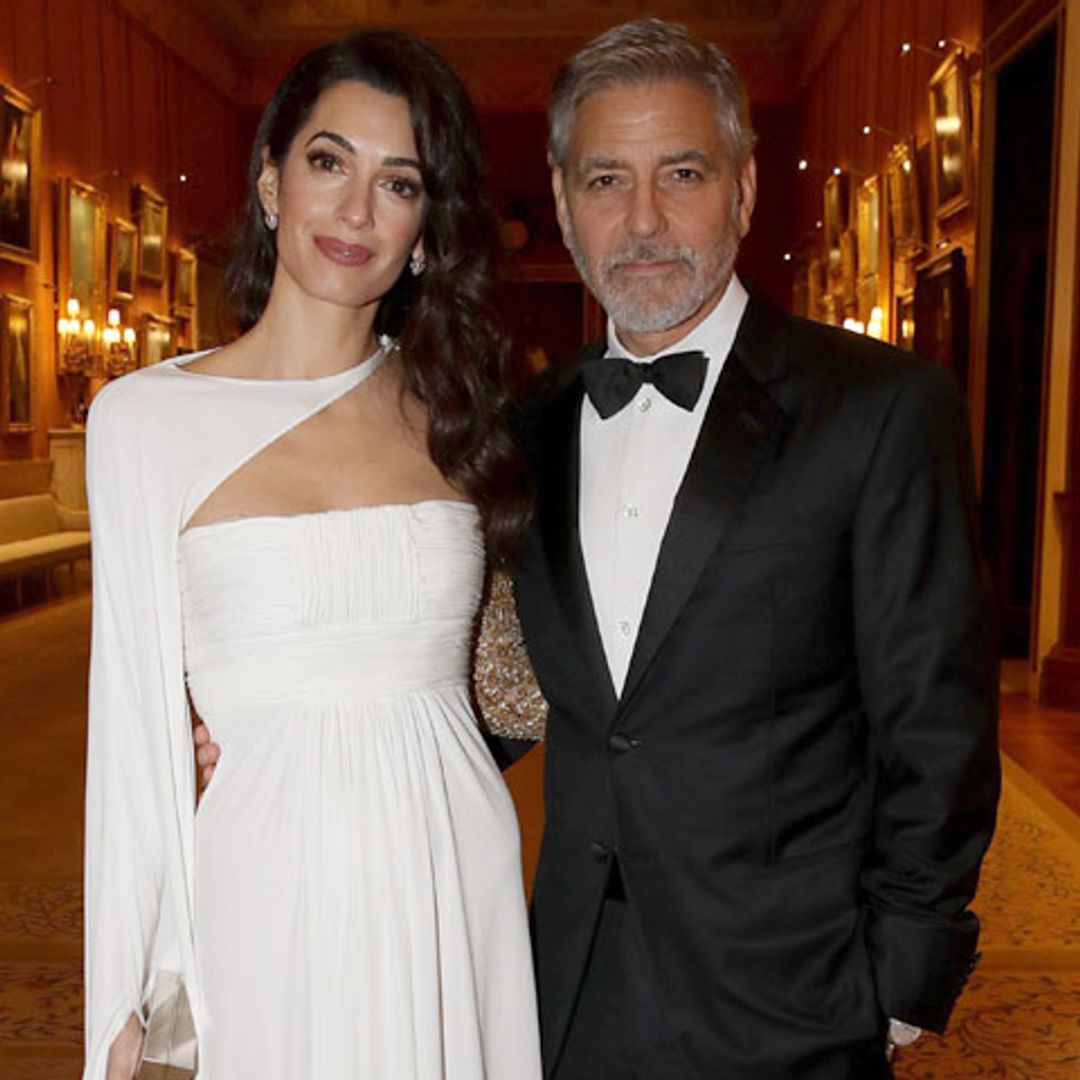 La elección histórica de Amal Clooney para su cita en Buckingham Palace