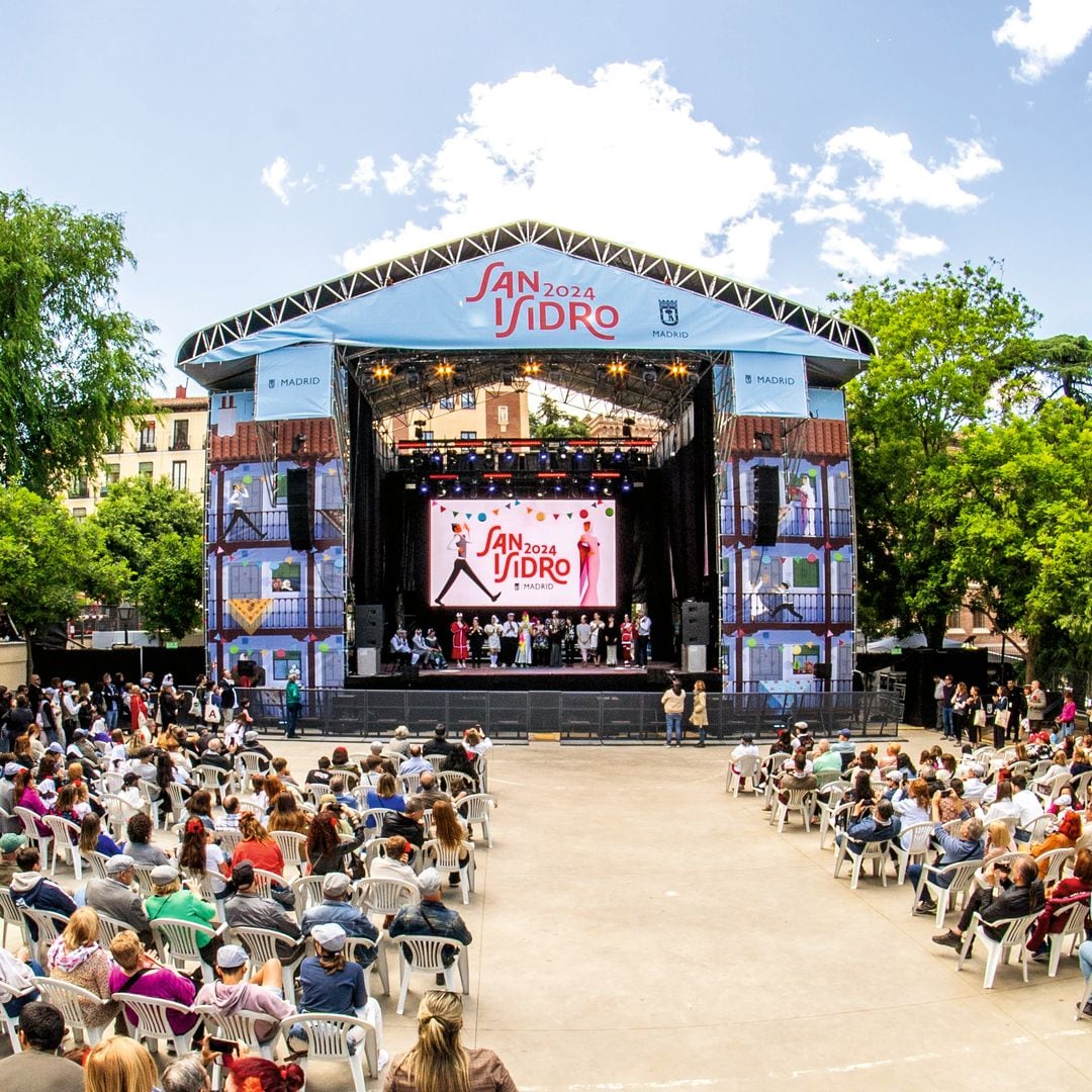 Escenario de conciertos en Madrid por San Isidro