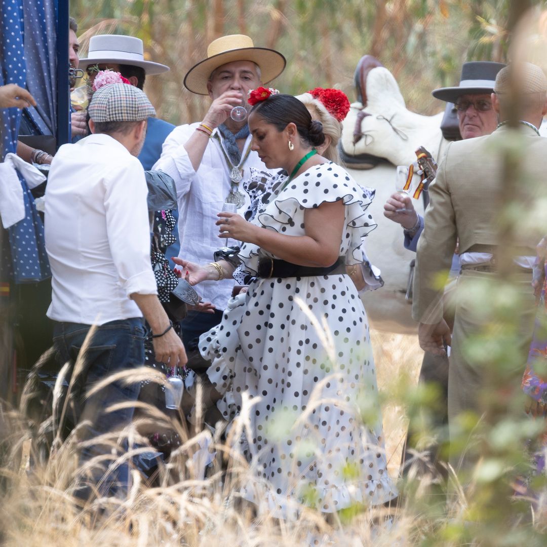 Anabel Pantoja during Romeria del Rocio 2025 in Seville 04 June 2025