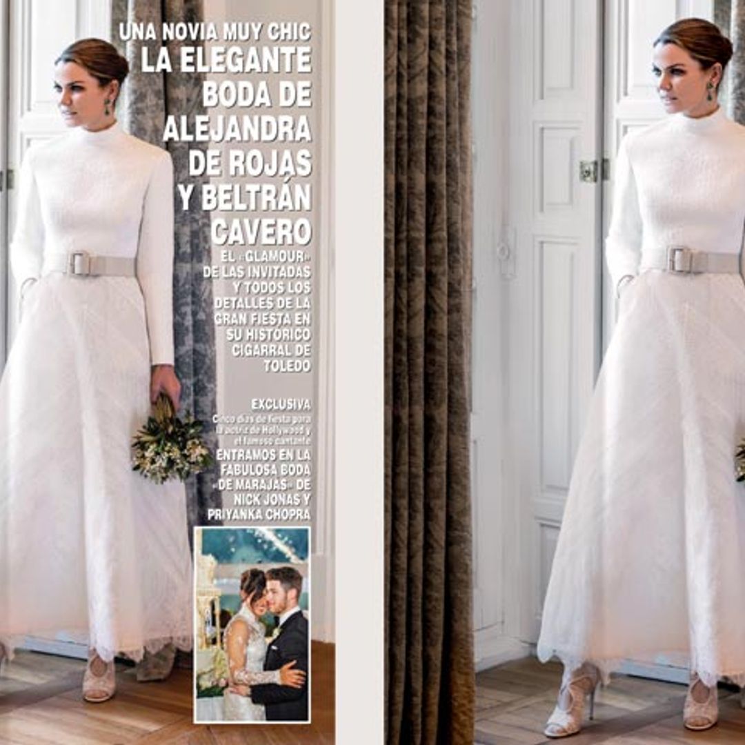 Alejandra de Rojas, todos los detalles de su excepcional vestido de novia
