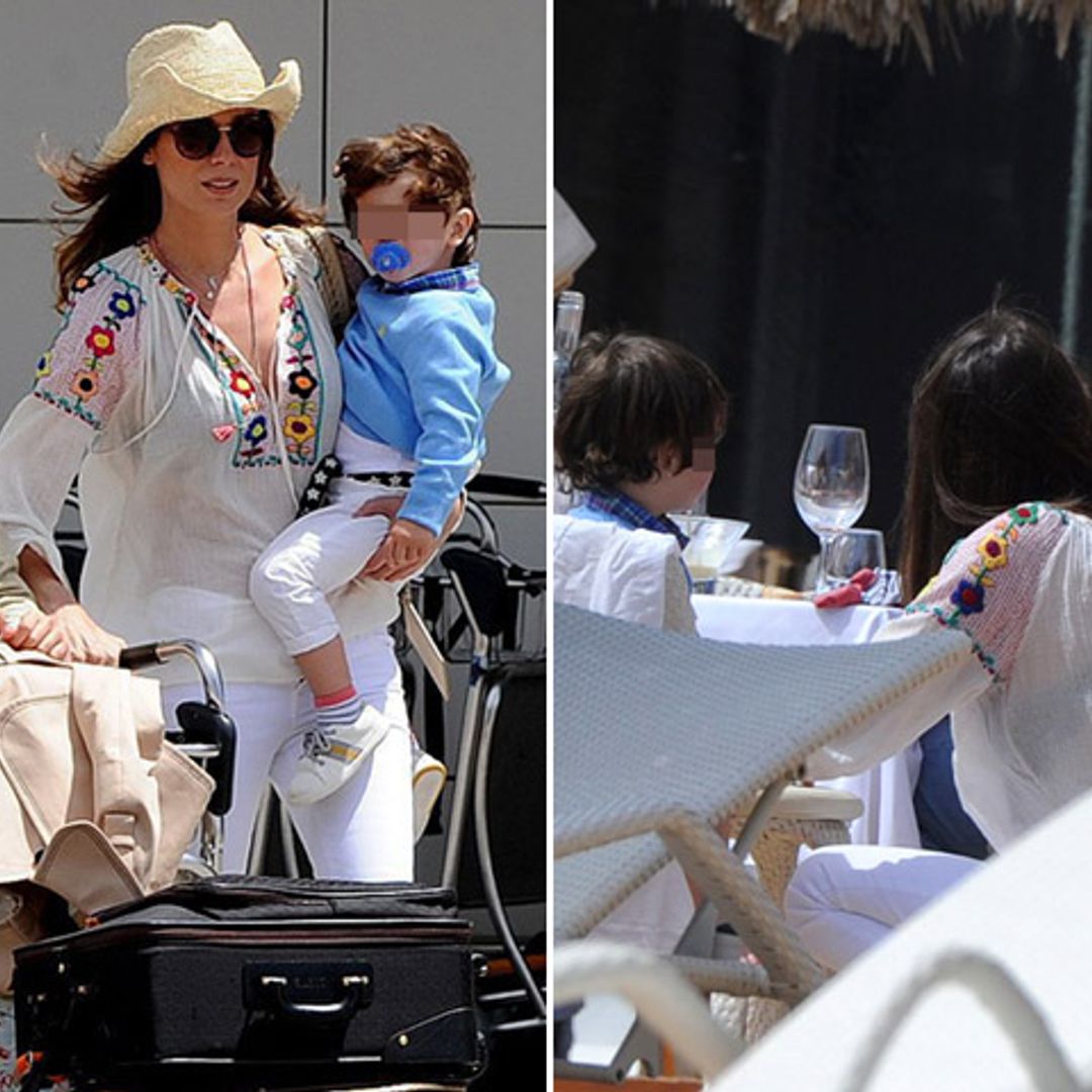 Mar Saura se adelanta al verano en Ibiza con su familia