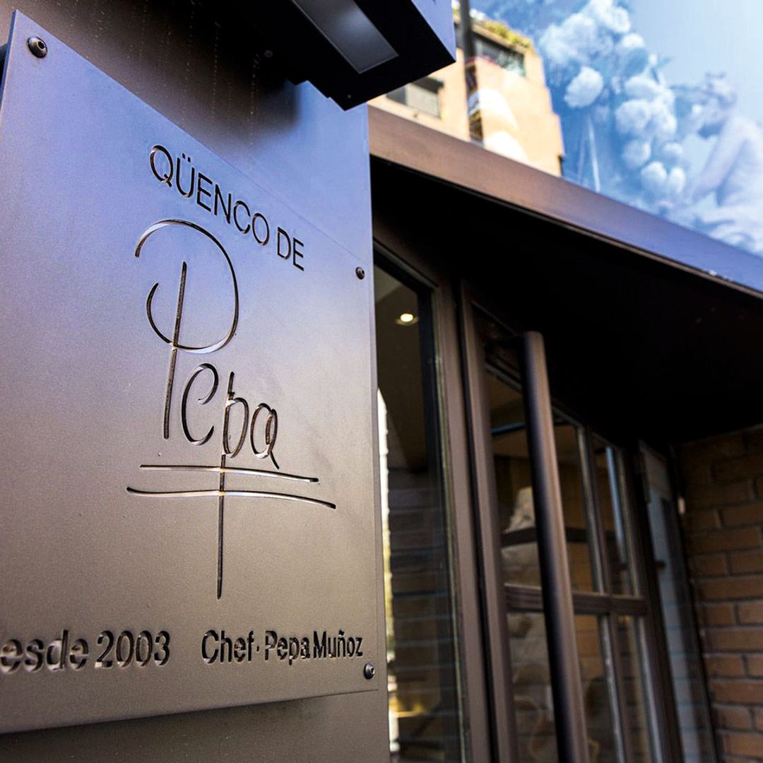 Entrada al restaurante El Qüenco de Pepa de Madrid