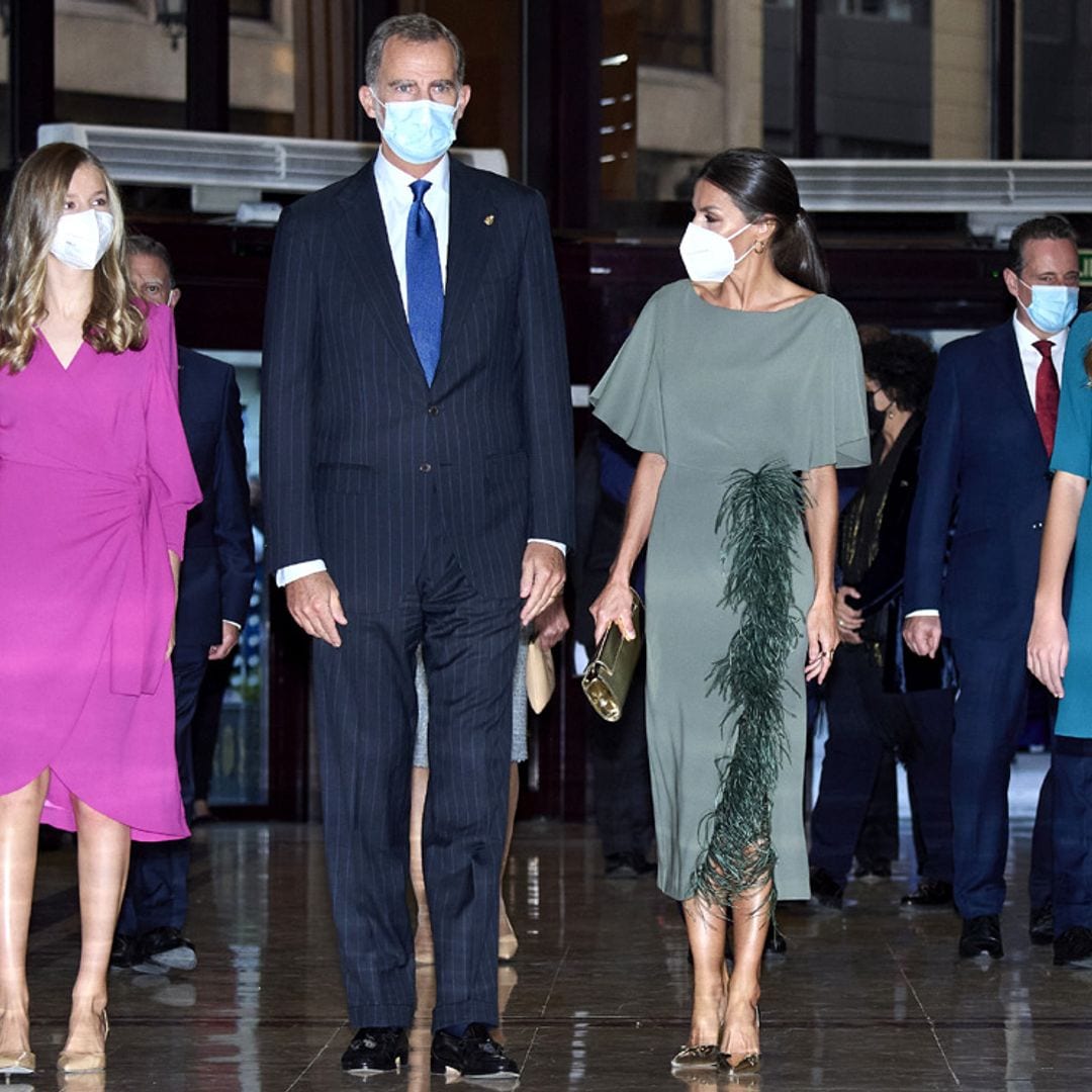 La princesa Leonor, centro de todas las miradas en su esperada reaparición en Asturias junto a los Reyes y la infanta Sofía