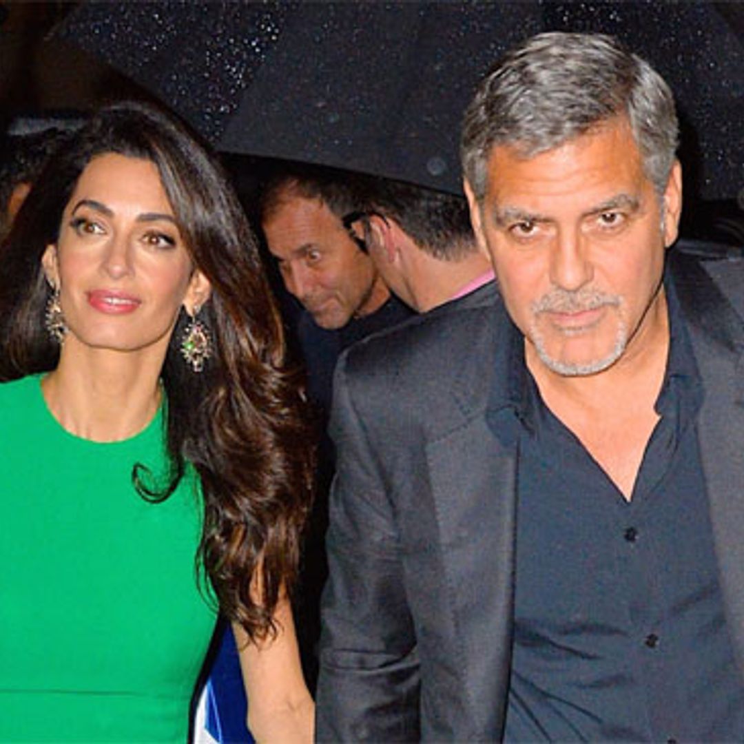 ¿Cómo celebraron George Clooney y Amal Alamuddin su aniversario de boda?