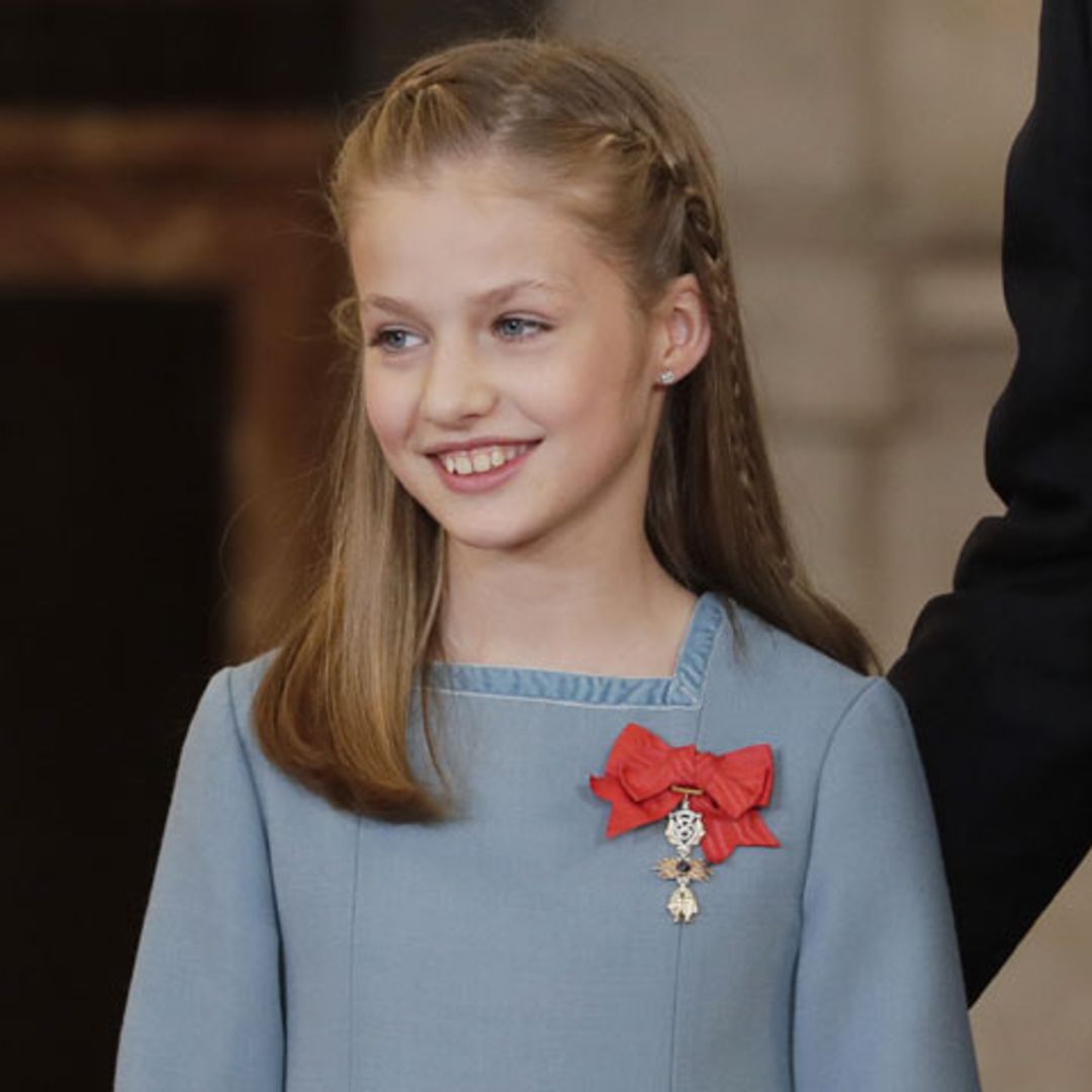 La emoción y felicidad de Leonor durante la entrega del Toisón de Oro