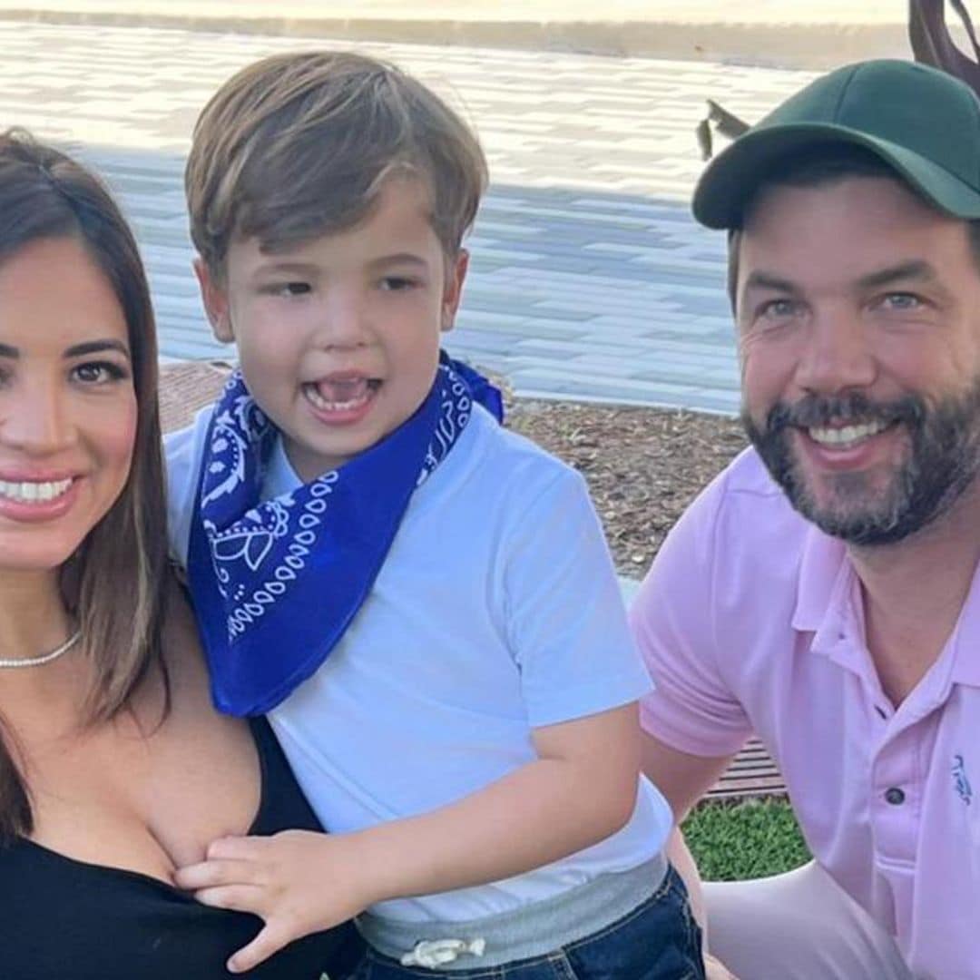 Junto a mamá y papá, Ford Liam, hijo de Pamela Silva, cautiva con un concierto de primavera