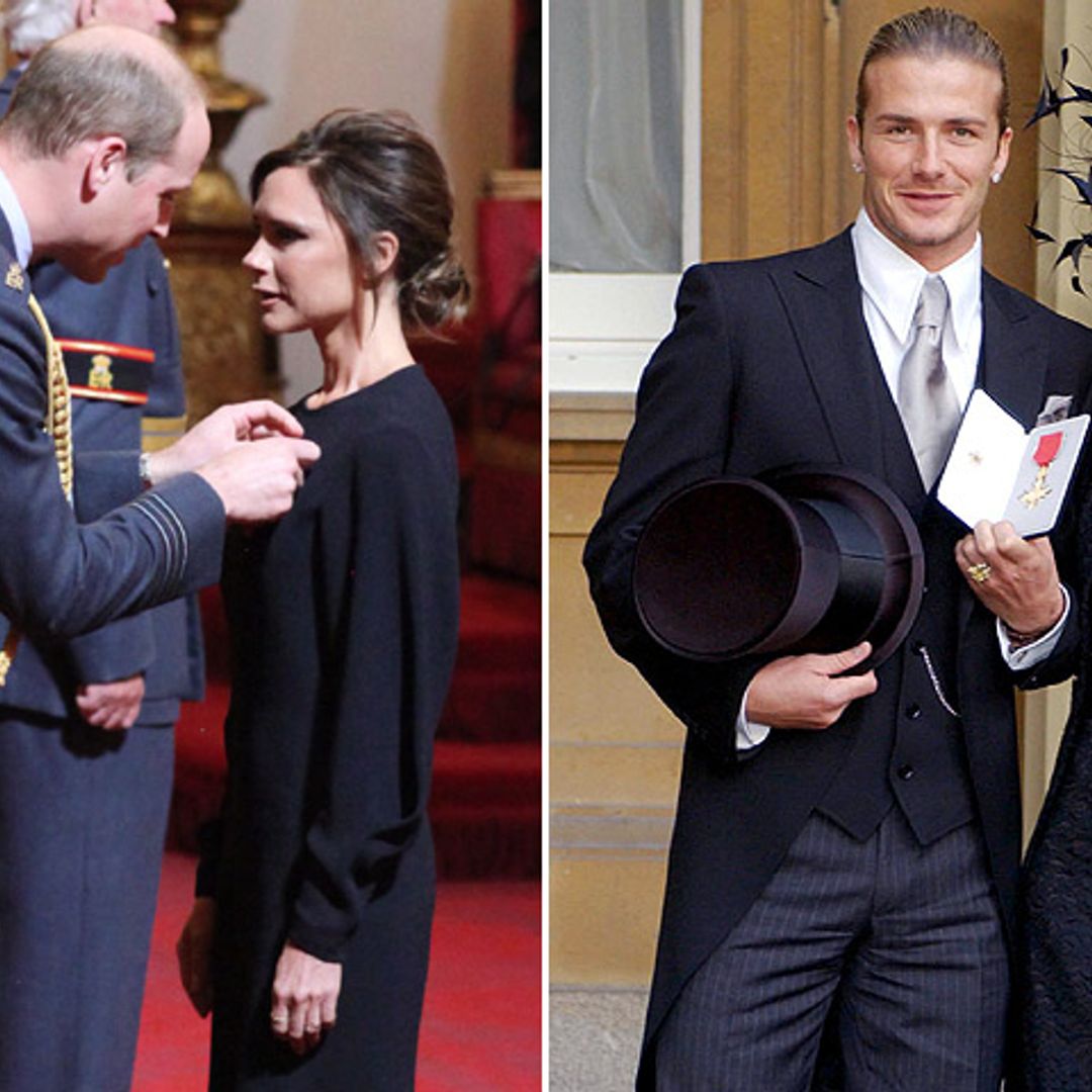 14 años después de que David Beckham fuera condecorado, Victoria recibe la OBE: ¡Cómo han cambiado!