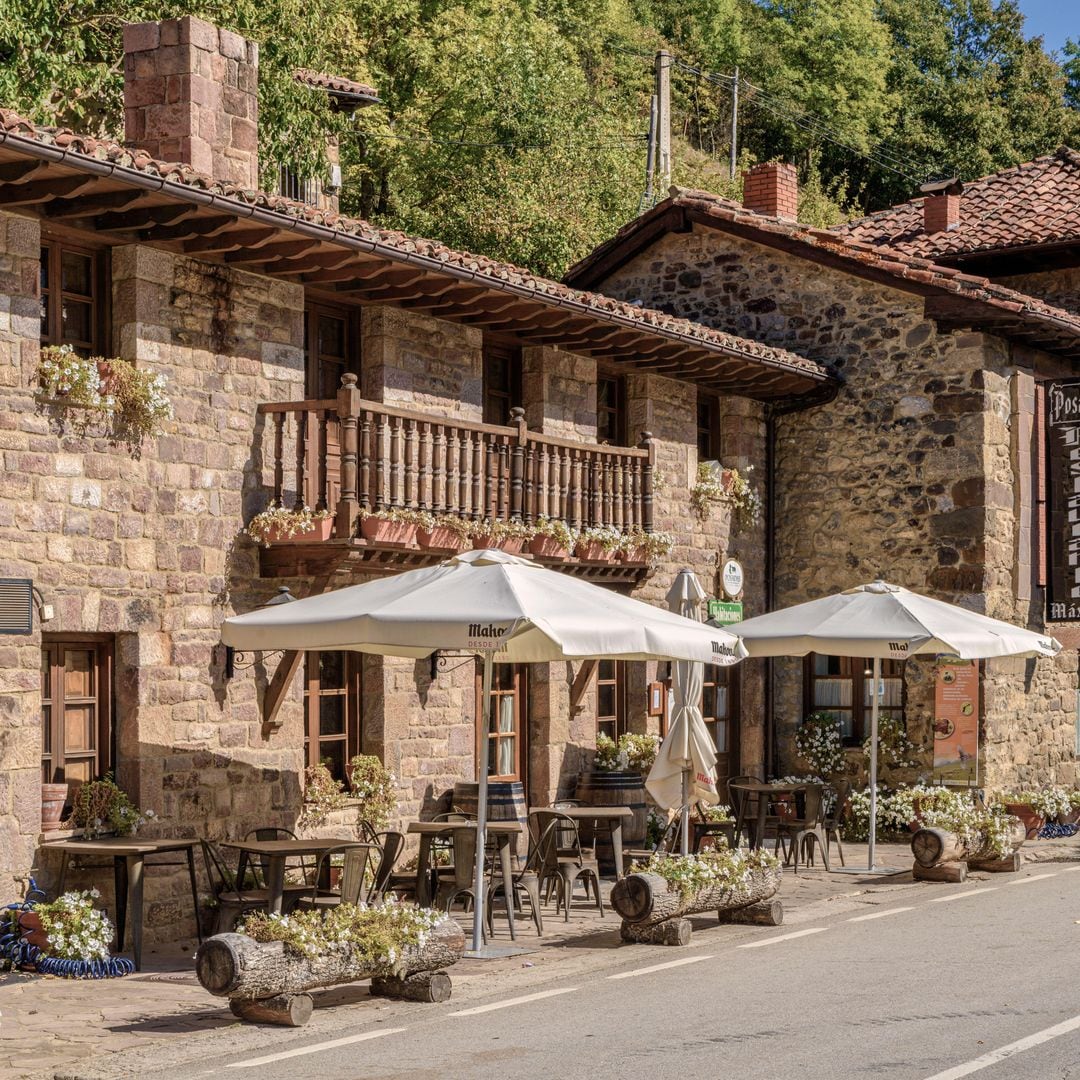 Pueblo de Espinama en Camaleño, Cantabira