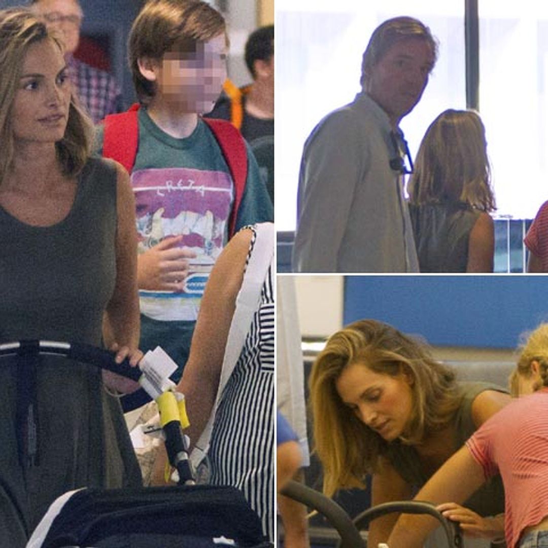 Las primeras vacaciones de Andrea Pascual y Beltrán Gómez-Acebo con su pequeño